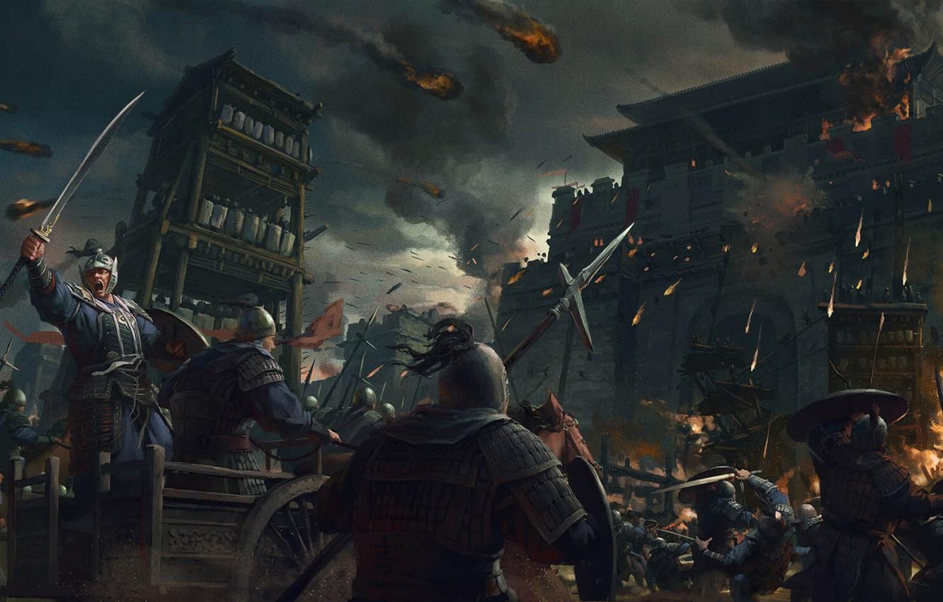 Wallpaper China, Stanton Feng, Xianyang stronghold, Total