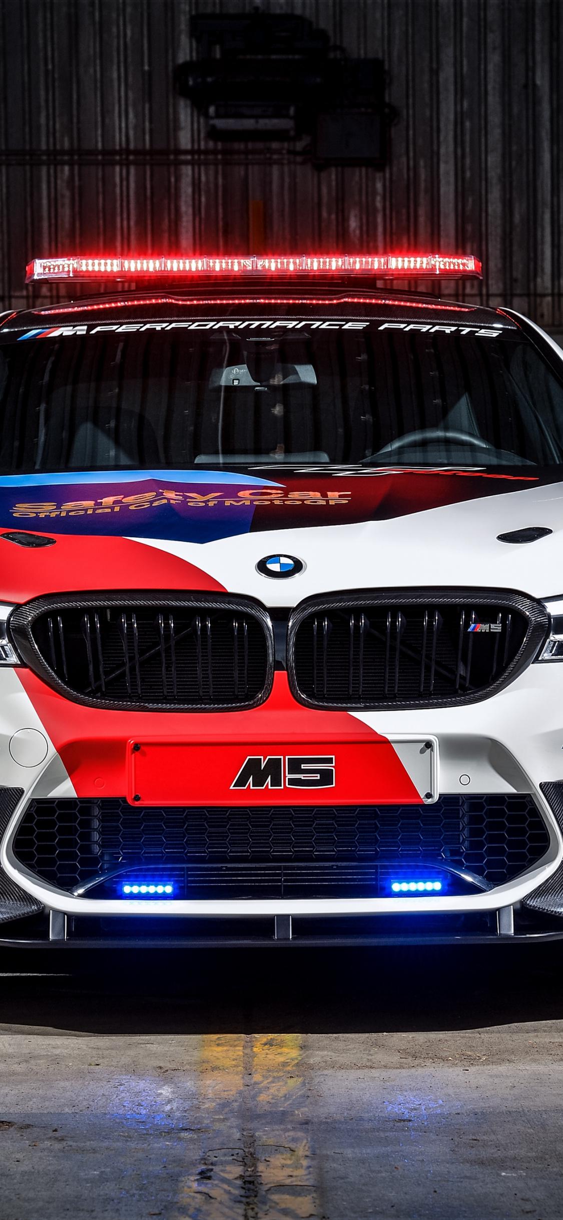 Download 1125x2436 wallpaper bmw m5 motogp safety car, front, iphone x 1125x2436 HD image, background, 737