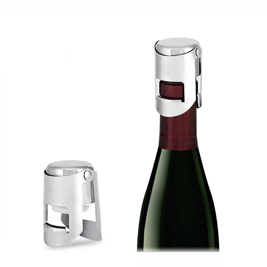 MIUK Stainless Steel Vacuum Champagne Red Wine Sealer Bottle Stopper Solid Seal Kept Fresh