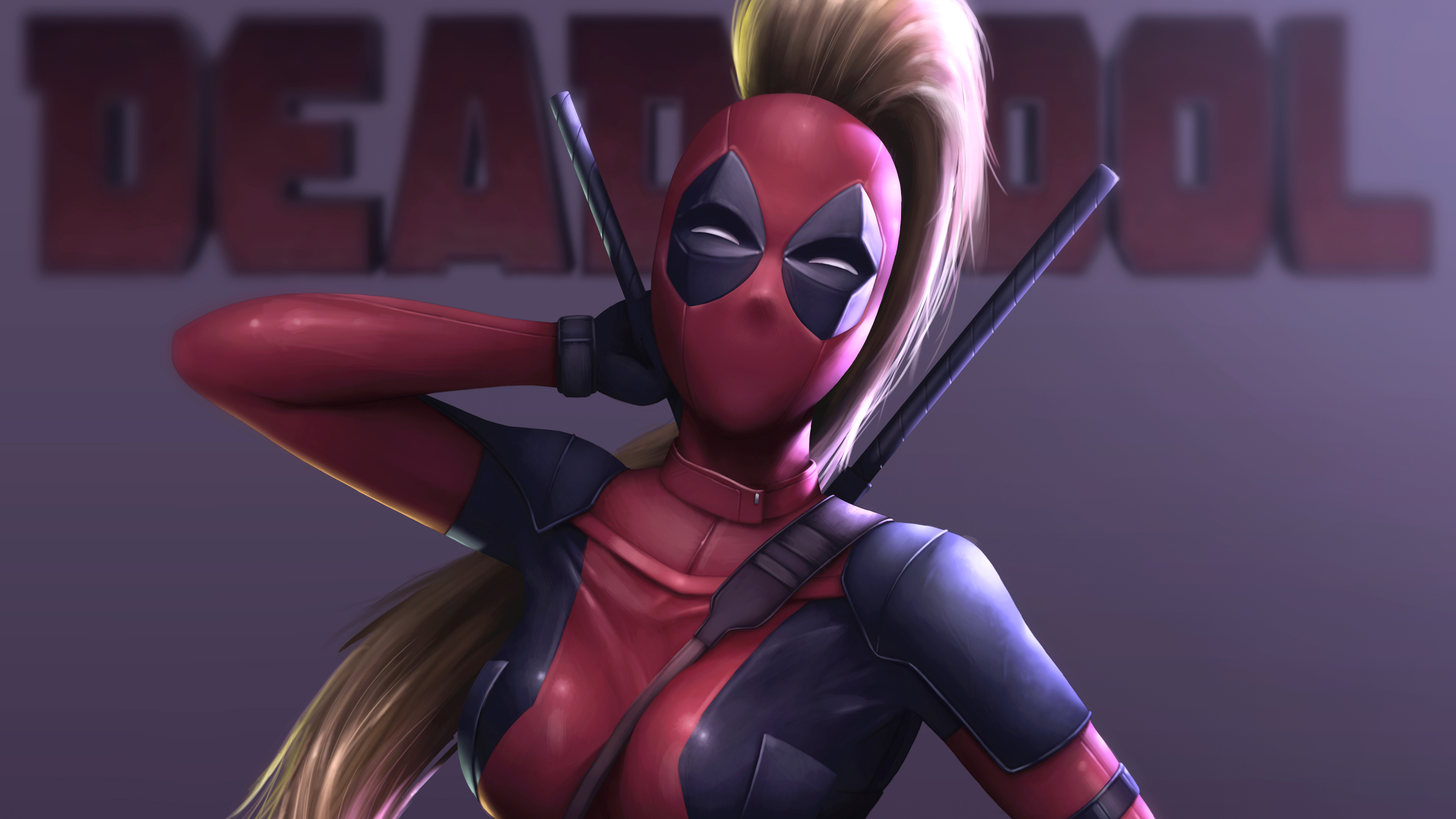 Lady Deadpool 4k, HD Superheroes, 4k Wallpaper, Image