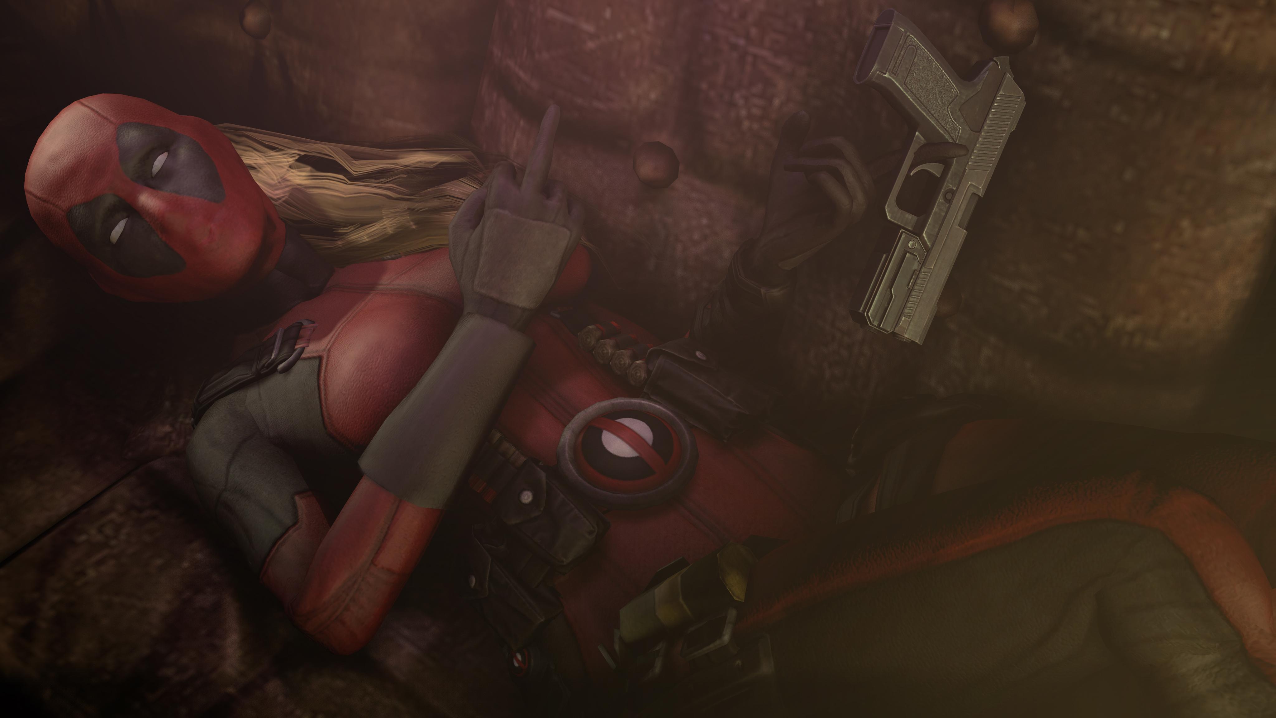 Lady Deadpool, HD Superheroes, 4k Wallpaper, Image