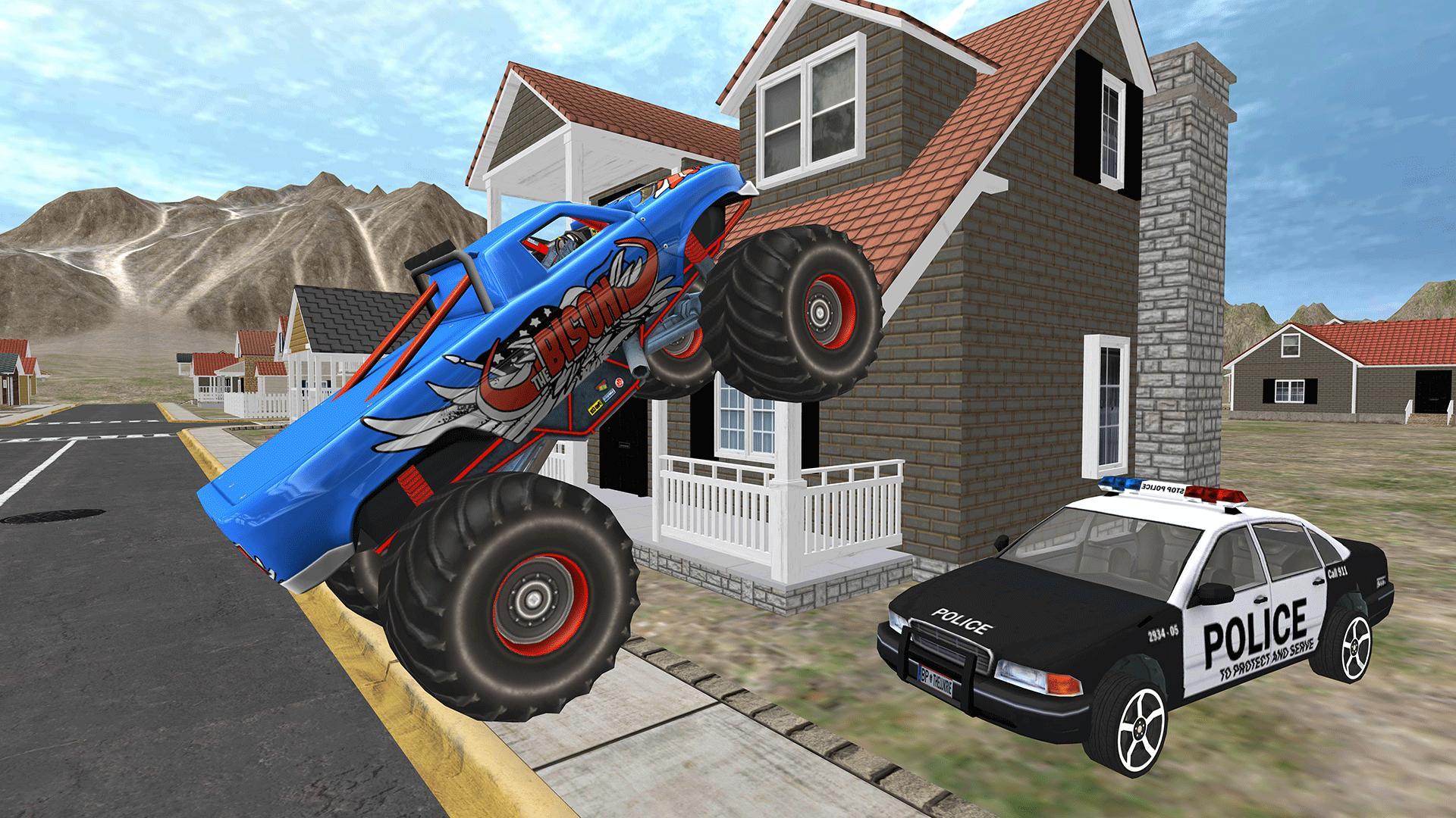 Real Monster Truck Cop Chase for Android