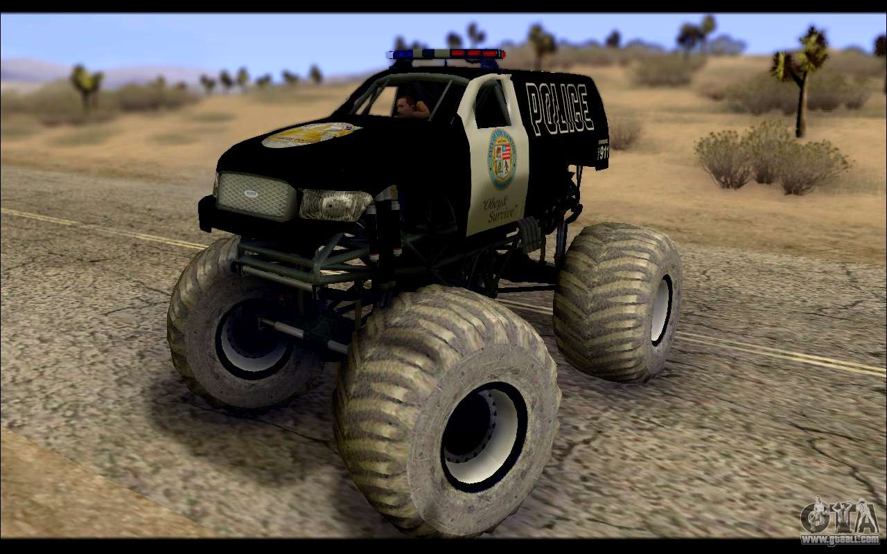 The Police Monster Trucks for GTA San Andreas