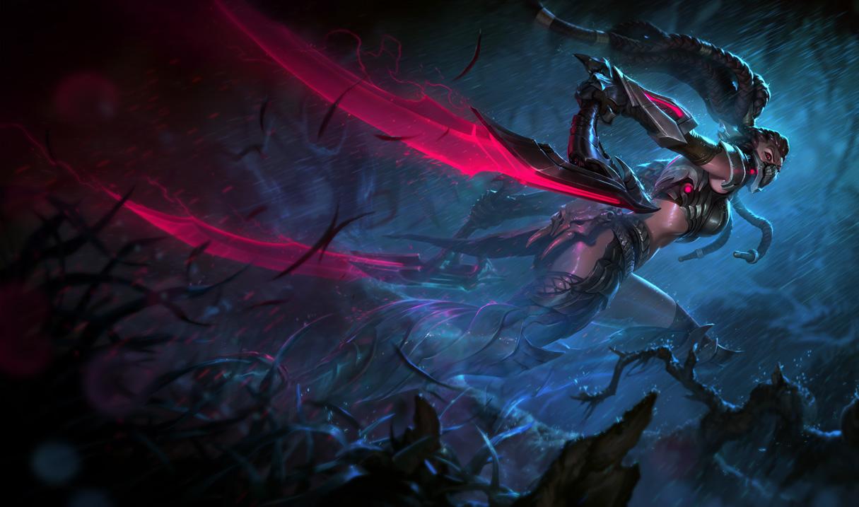 Headhunter Akali Skin of Legends Wallpaper