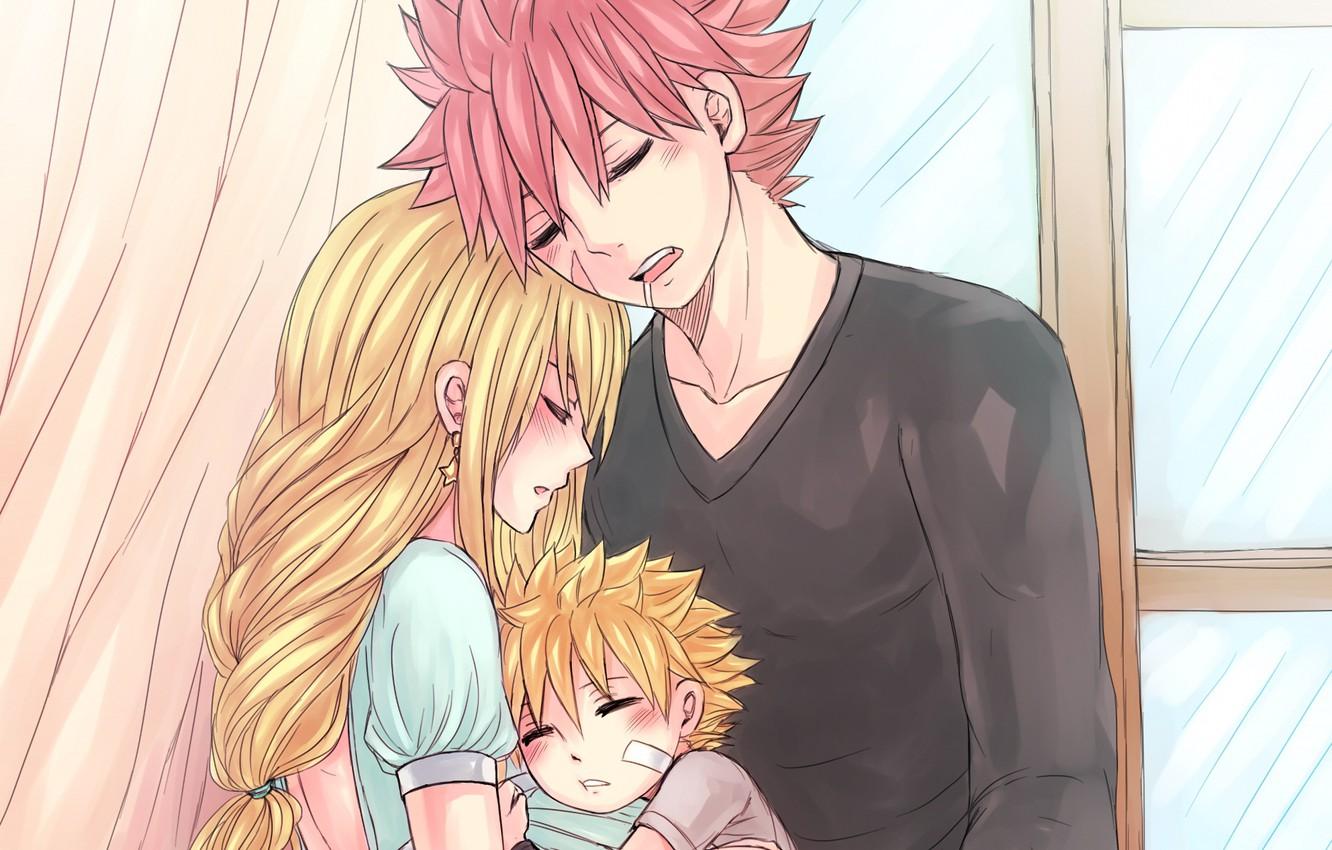 lucy x natsu family