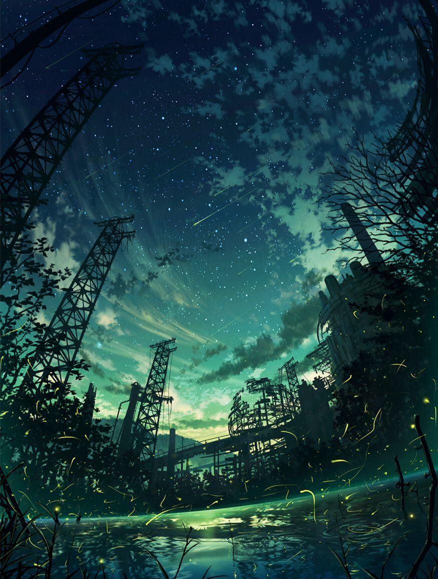 Manga Anime Background Stars Night Sky In 2019. Anime