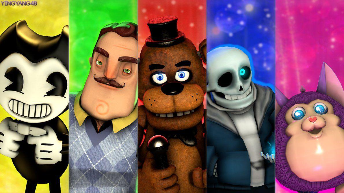 Undertale, Hello Neighbor, Tattletale, Five Nights at