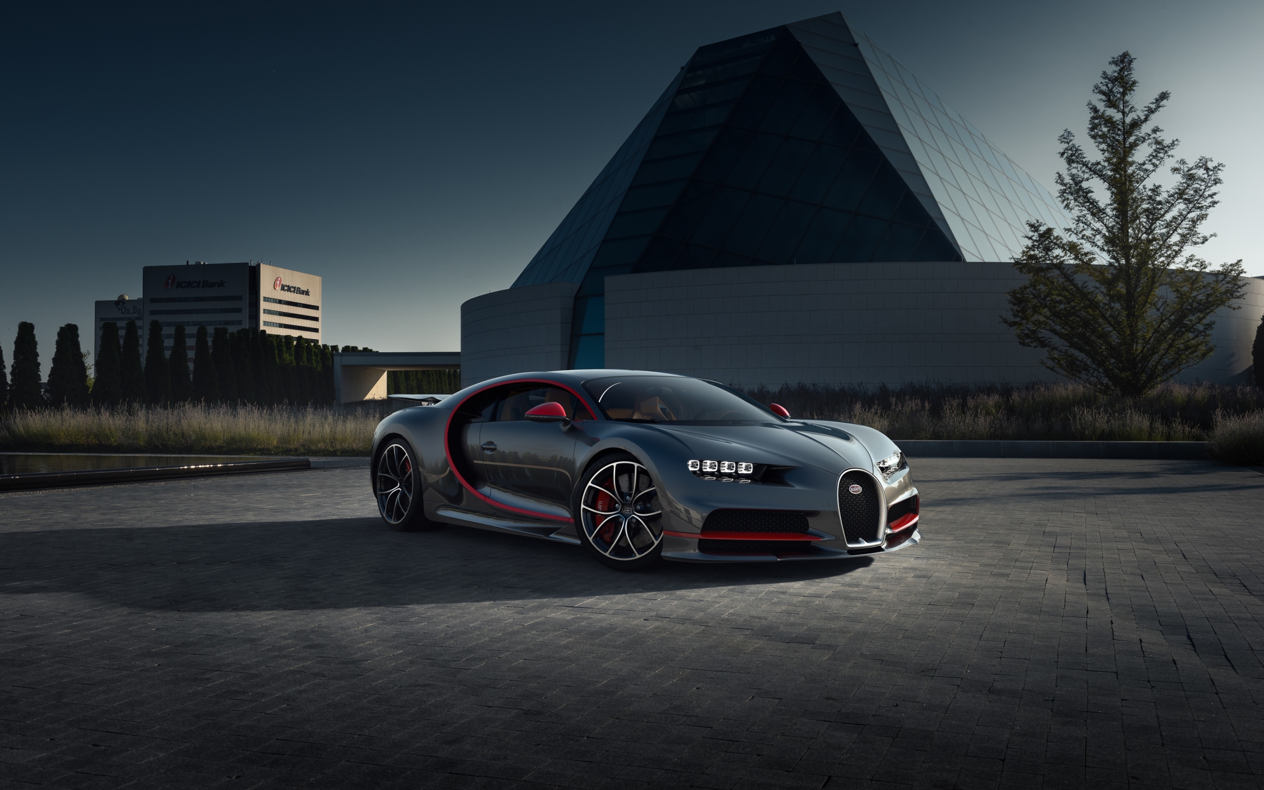 Wallpaper Bugatti Chiron Logo Fuelpsig