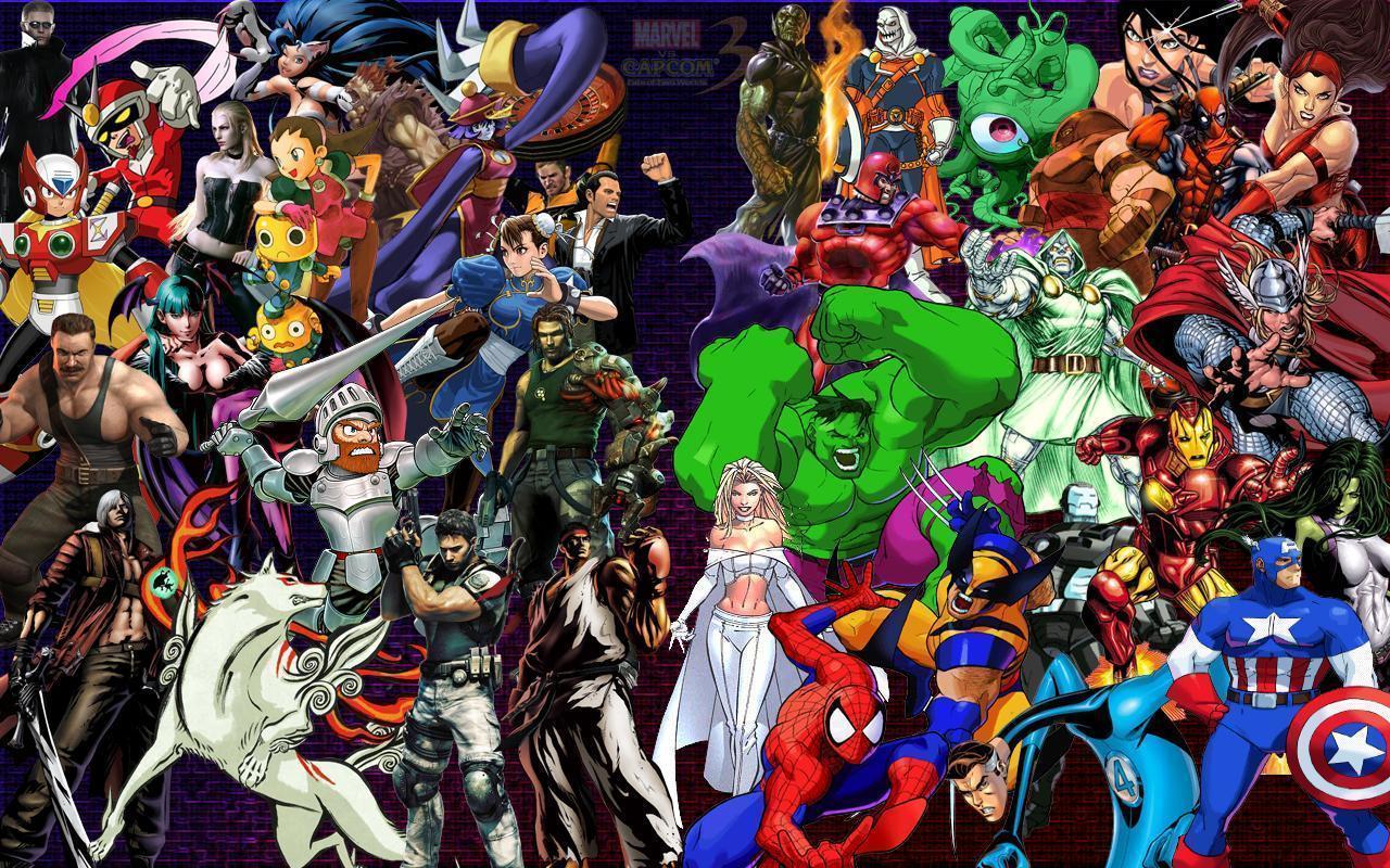 Marvel Vs Capcom Wallpaper 1280x800 .wallpaperafari.com