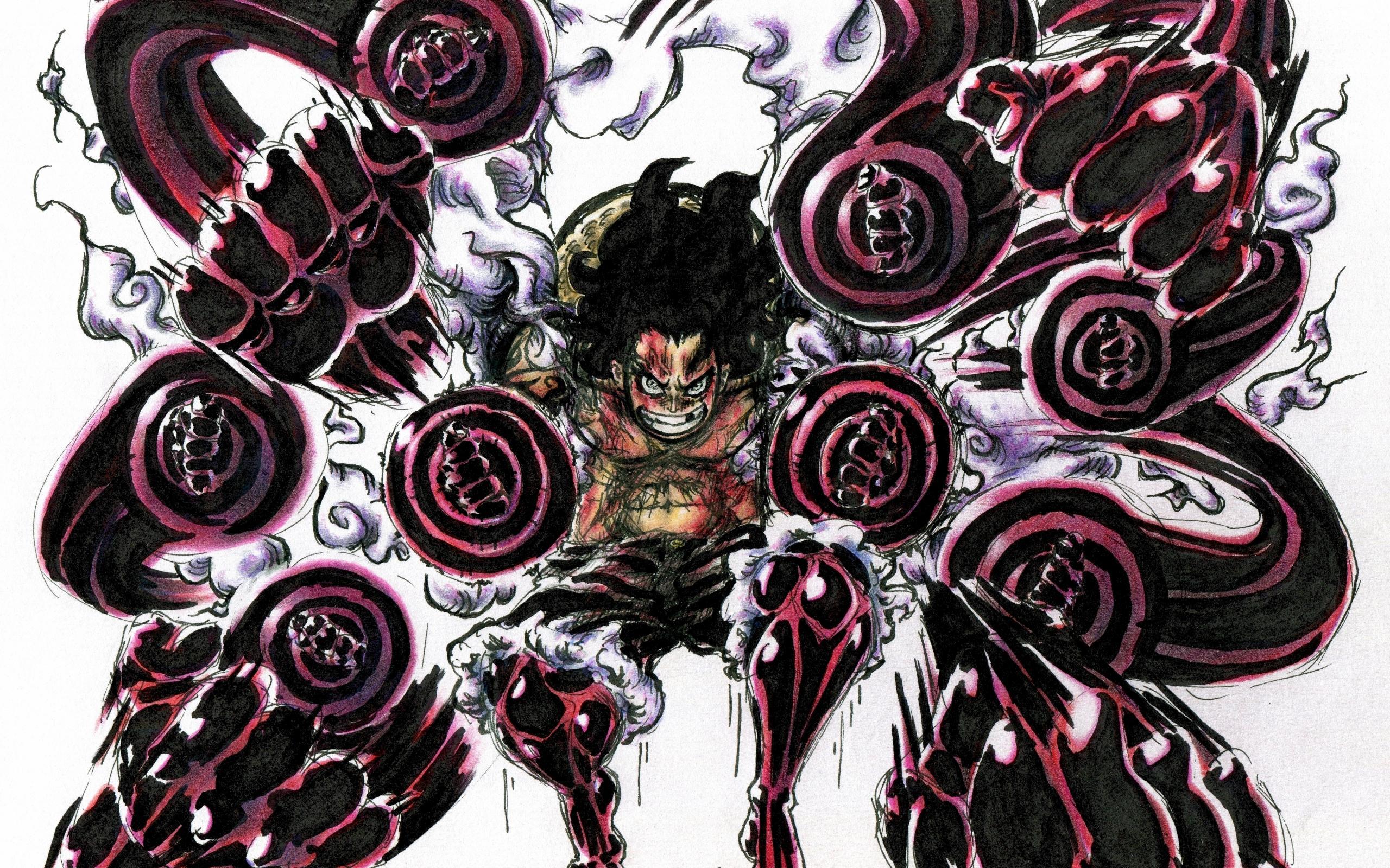 Anime Luffy Gear Fourth Wallpapers - Wallpaper Cave