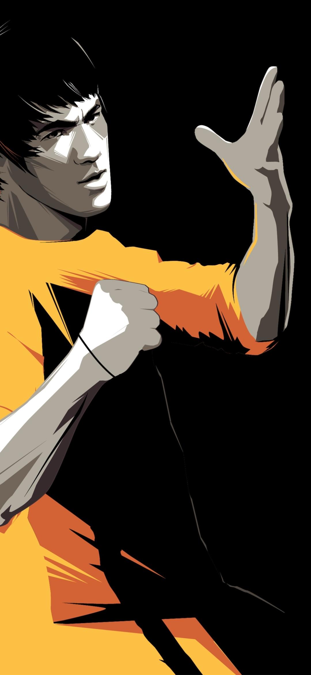 Celebrity Bruce Lee (1080x2340) Wallpaper
