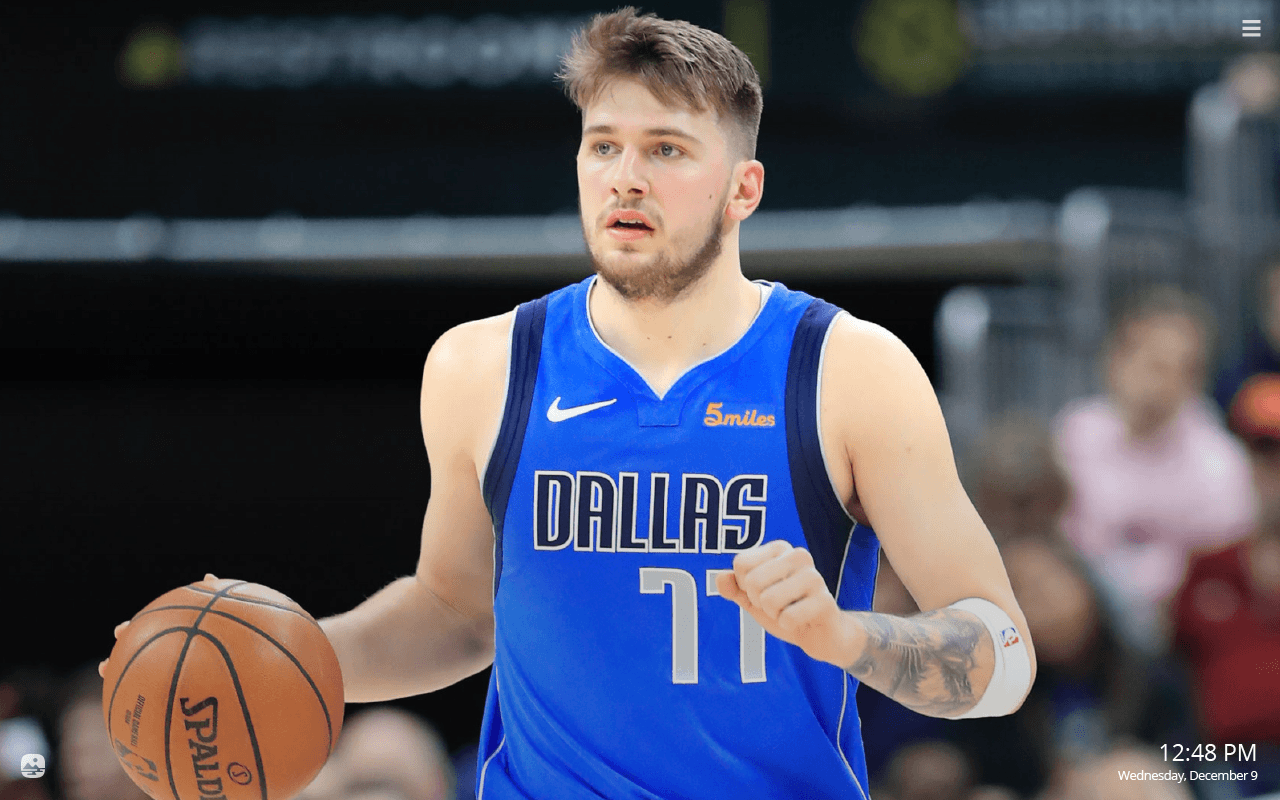 Luka Doncic HD Wallpaper New Tab Theme Fan Tab