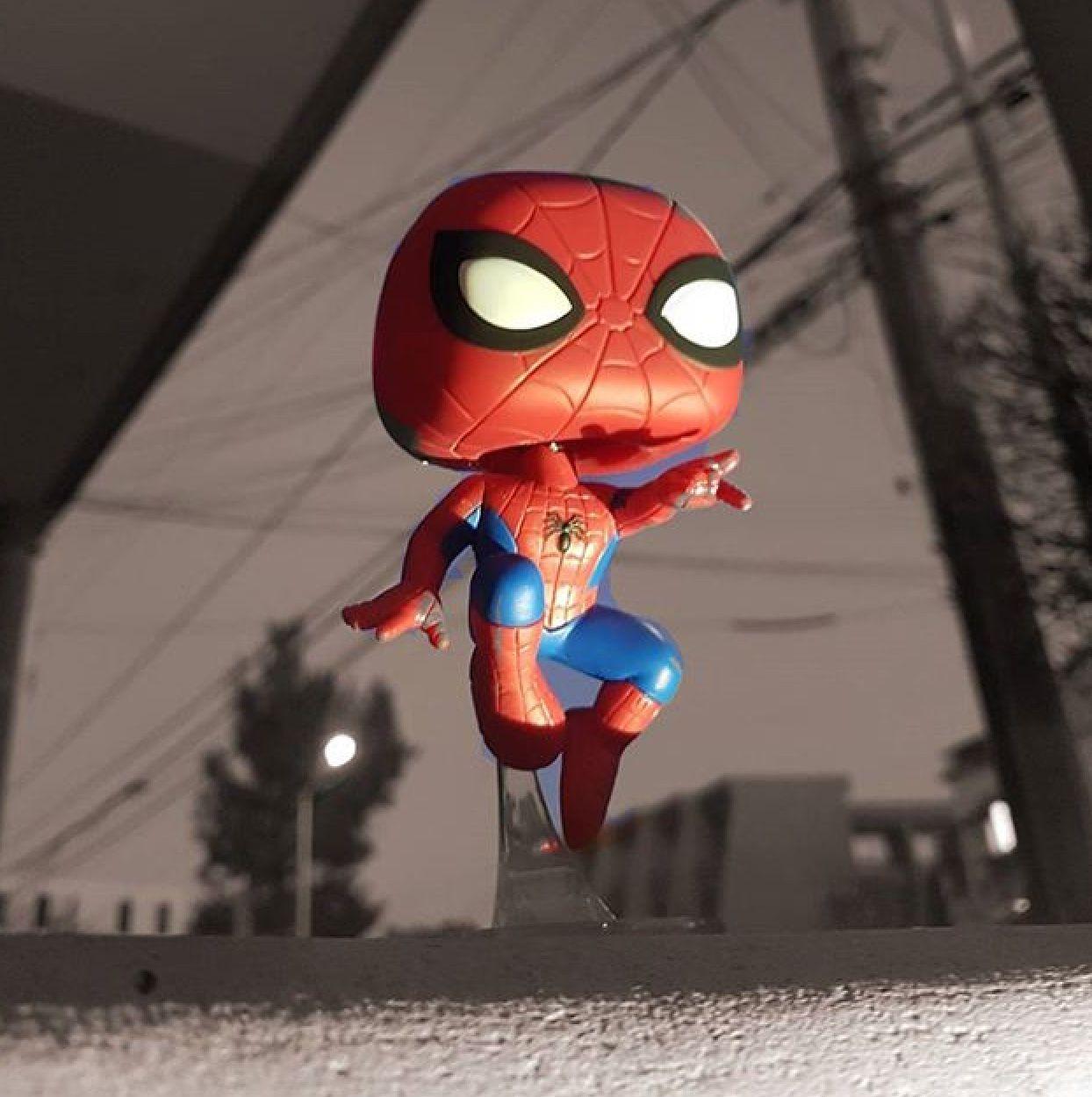 Two SpiderMan Funko Pop iPhone wallpapers I made  rfunkopop