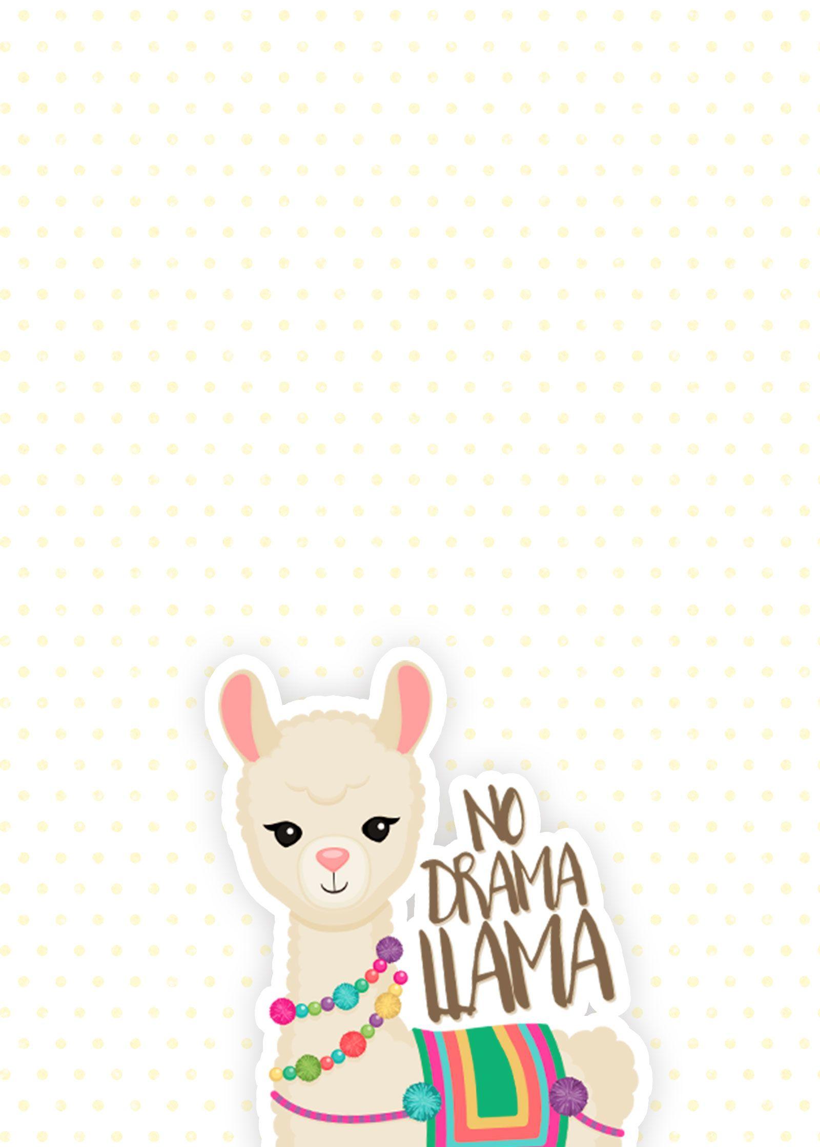 For the Love of Llamas! 10 Cutesy Llama iPhone Wallpaper. The Review Wire. iPhone wallpaper, Cute llama, Cute wallpaper