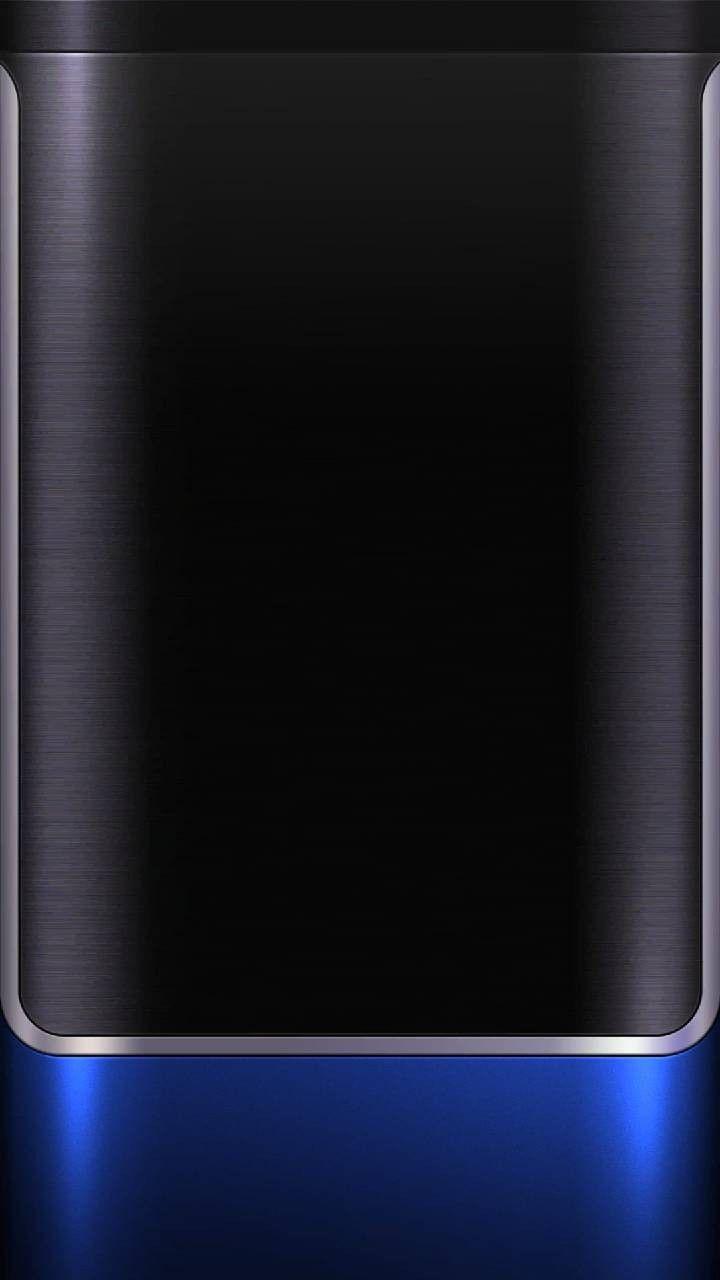 Android Edge Wallpaper Blue & Black Mobile Wallpaper