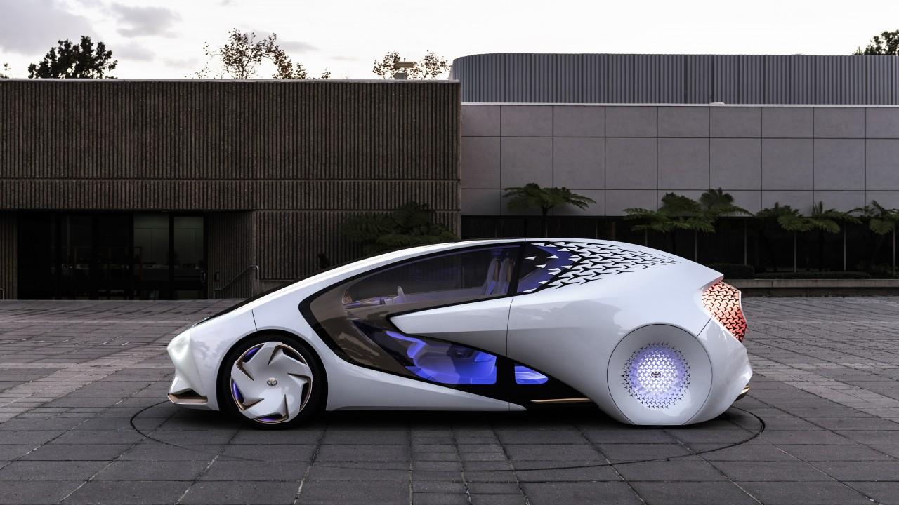 Wallpaper Toyota Concept I, Future Car, Autonomous Car, 4K