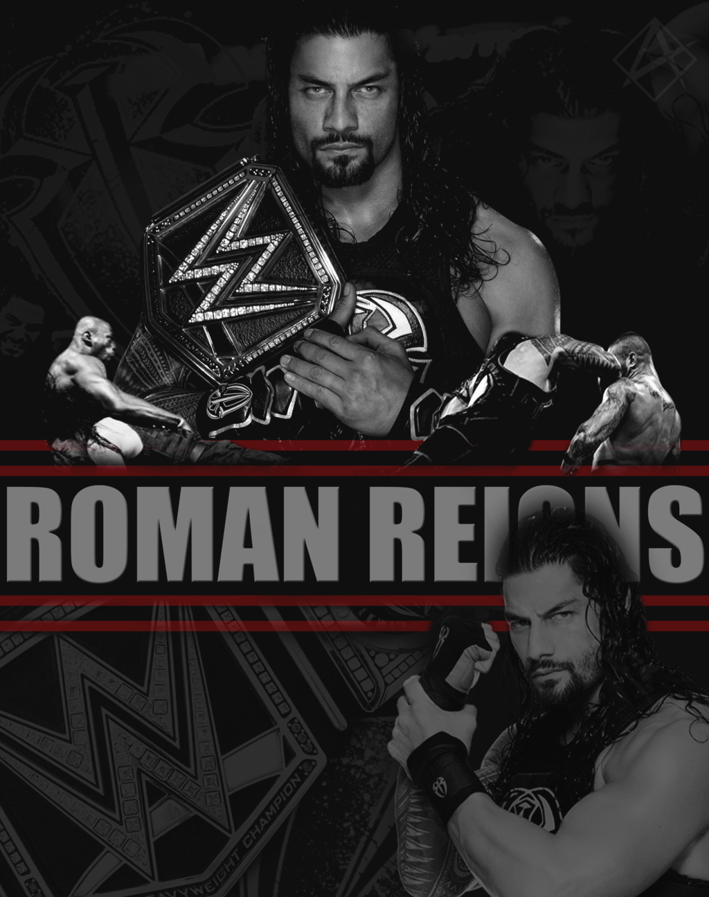 Free download Roman Reigns Logo Wallpaper [1024x1295]