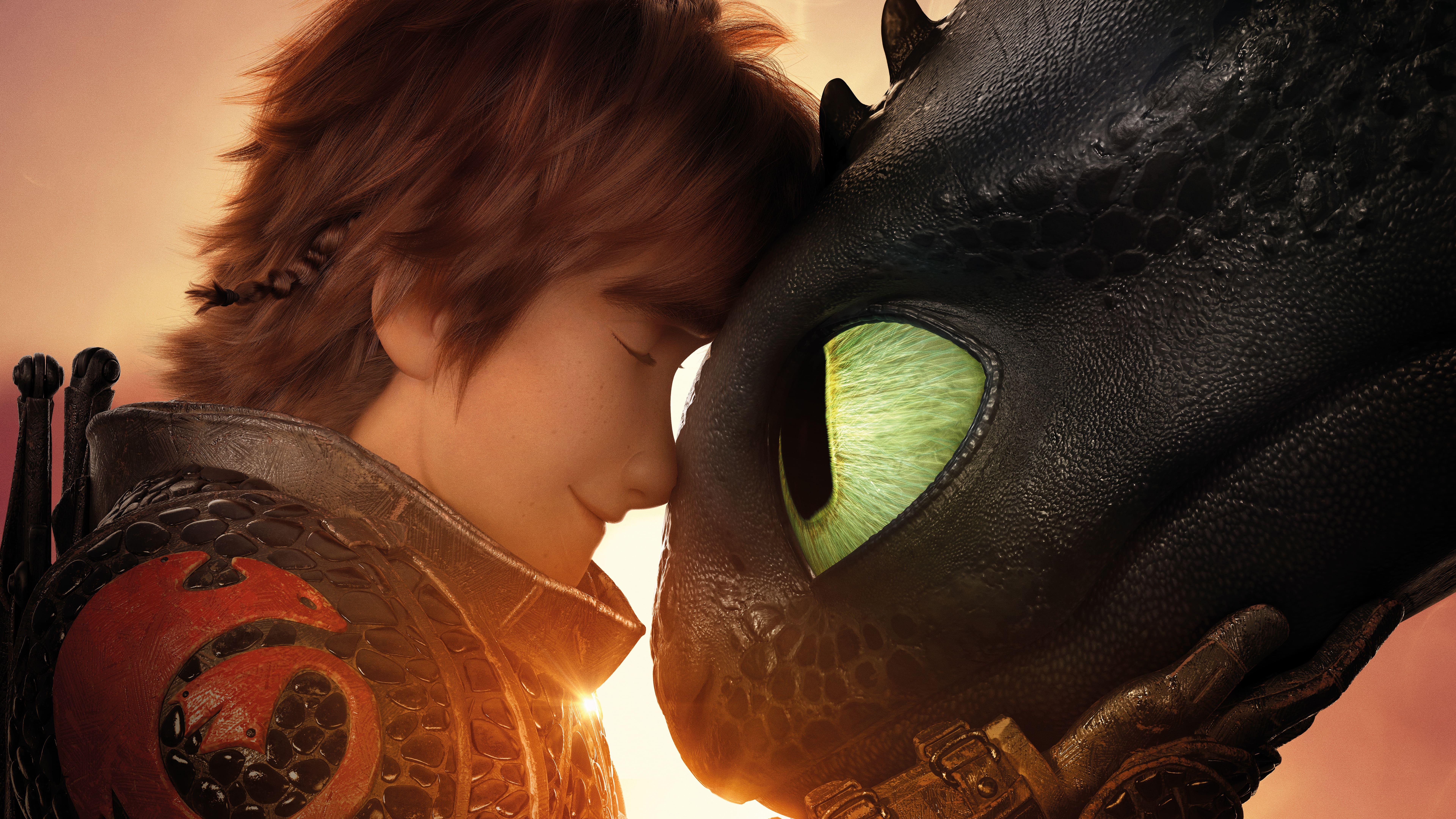 Wallpaper of Hiccup, Toothless, How to Train Your Dragon