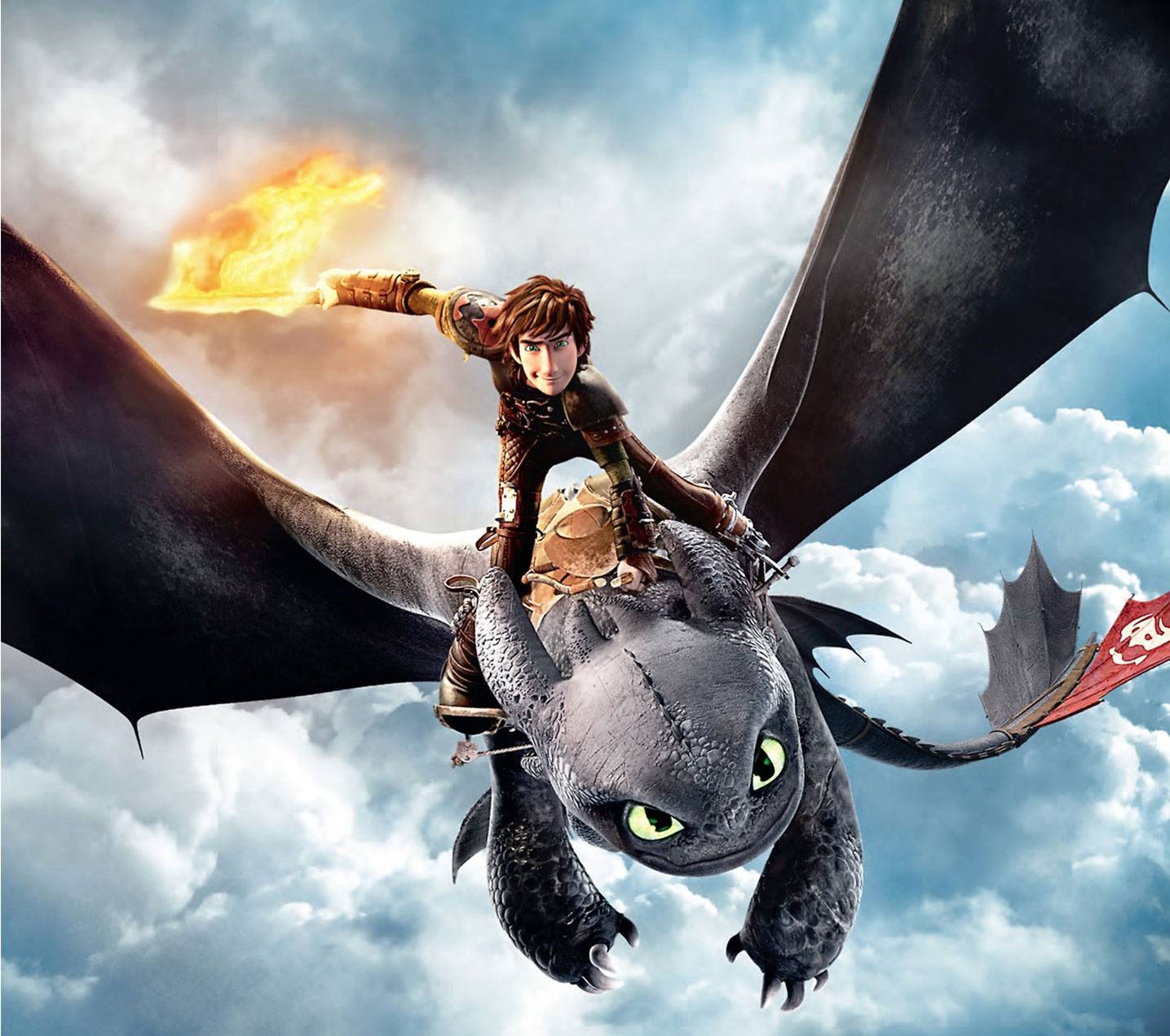 Hiccup and Toothless Wallpaper
