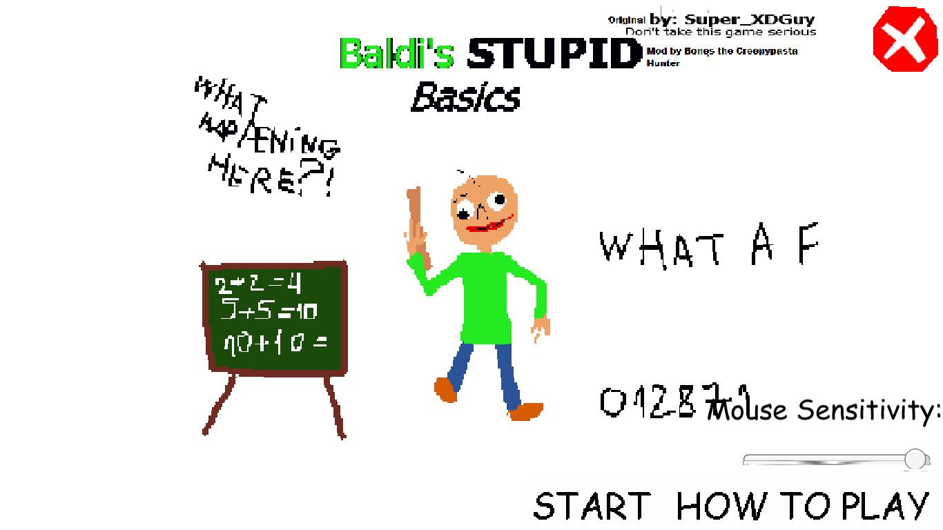 Baldi's Stupid Basics 3D Baldi's Basics in Education