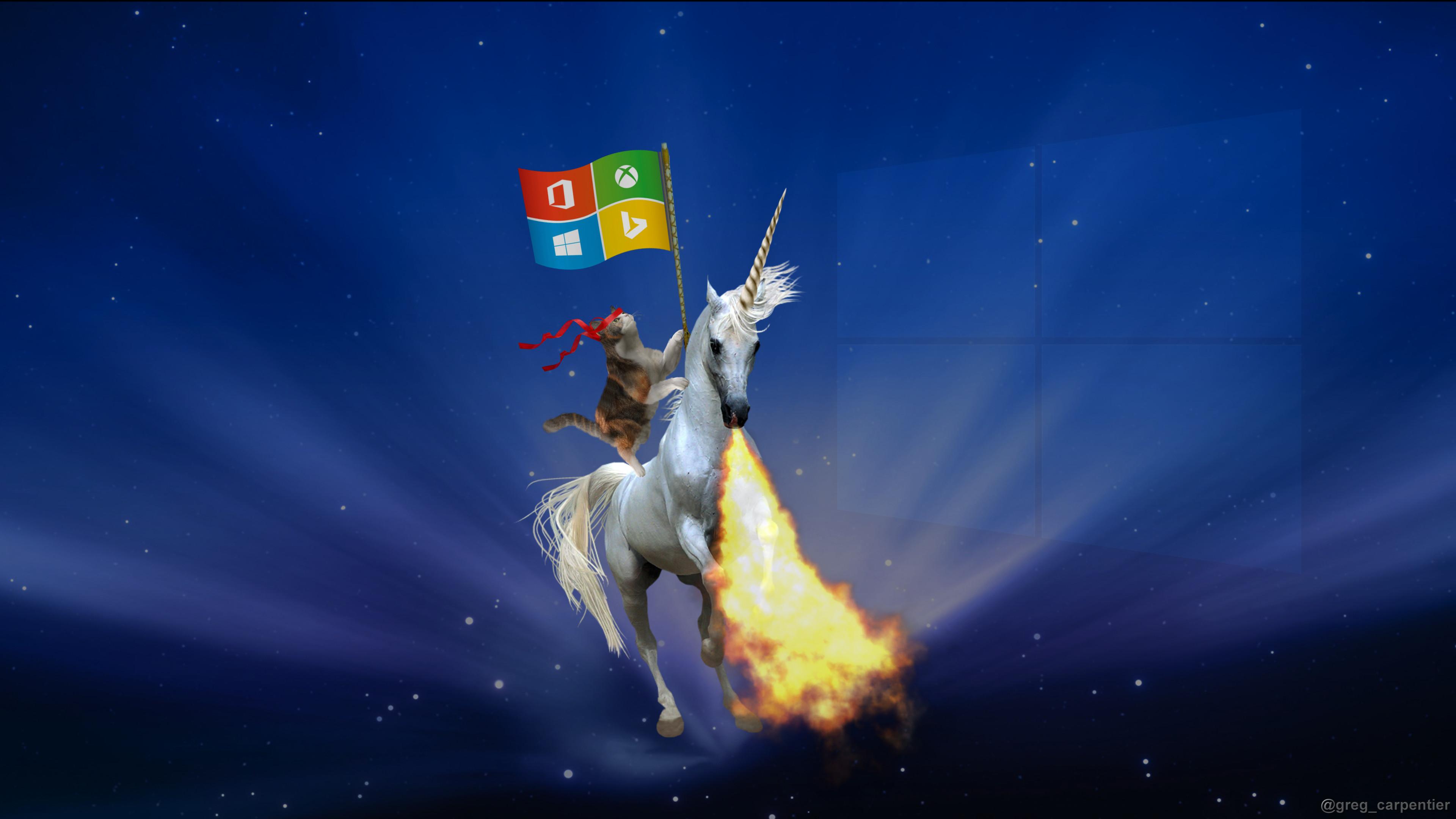 Microsoft Cat Unicorn Wallpaper