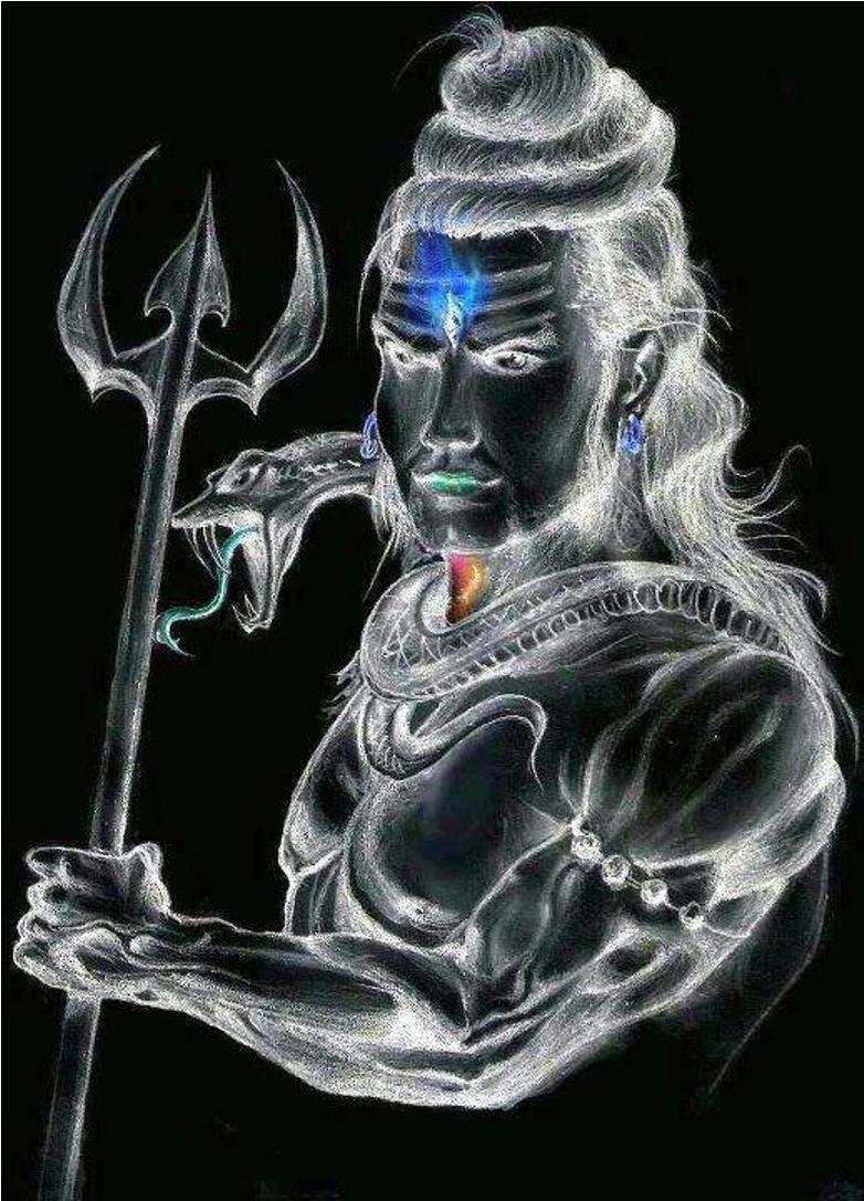 Neon Affect. Lord shiva sketch, Shiva sketch, Angry lord shiva