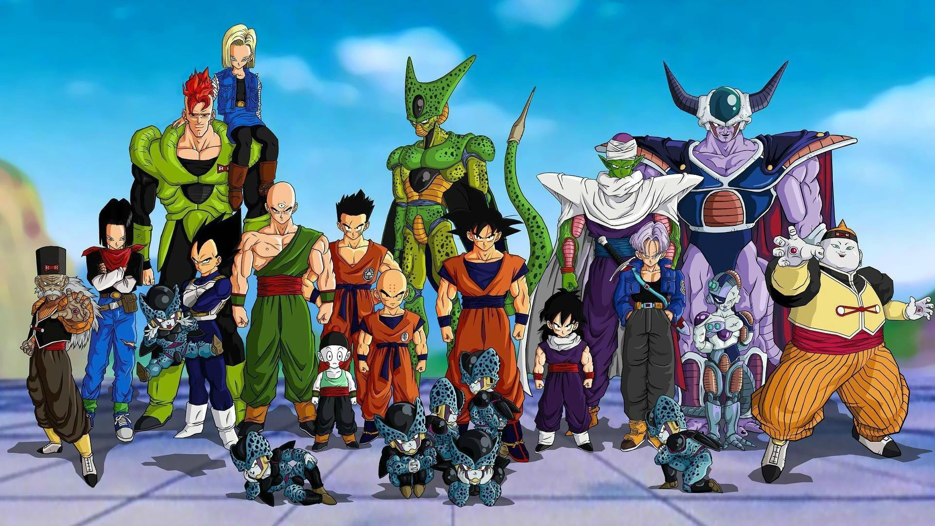 Dragon Ball, Cell (character), Trunks (character), Vegeta, Gohan, Krillin, Android Android Tien Shinhan, Dr. Gero, Android Piccolo, Mecha Frieza, Chiaotzu Wallpaper HD / Desktop and Mobile Background