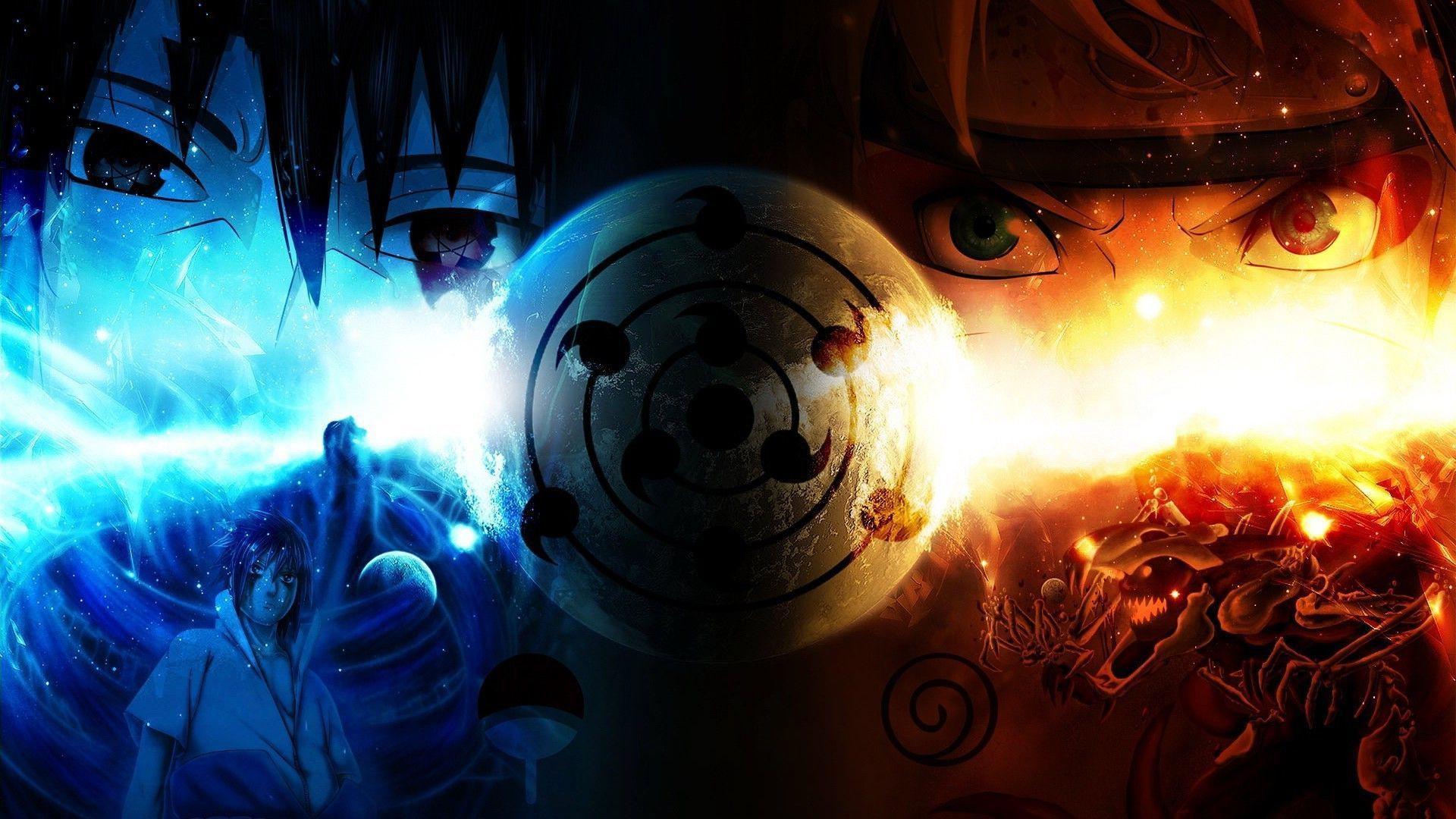 Naruto Fire And Ice HD Anime Wallpaper Desktop Wallpaper 4k
