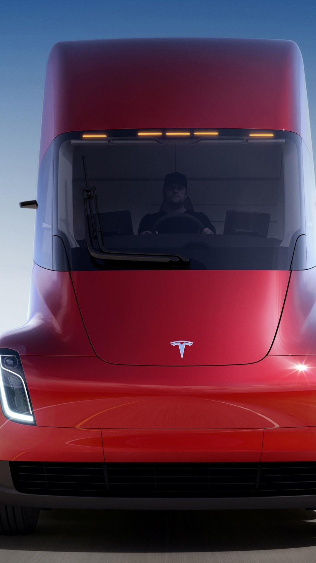 Wallpaper Tesla Semi Truck, electric car, 4k, Cars & Bikes