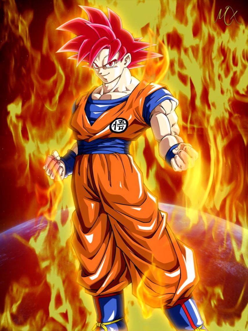 Dragon Ball Z Super Saiyan God Goku Wallpaper