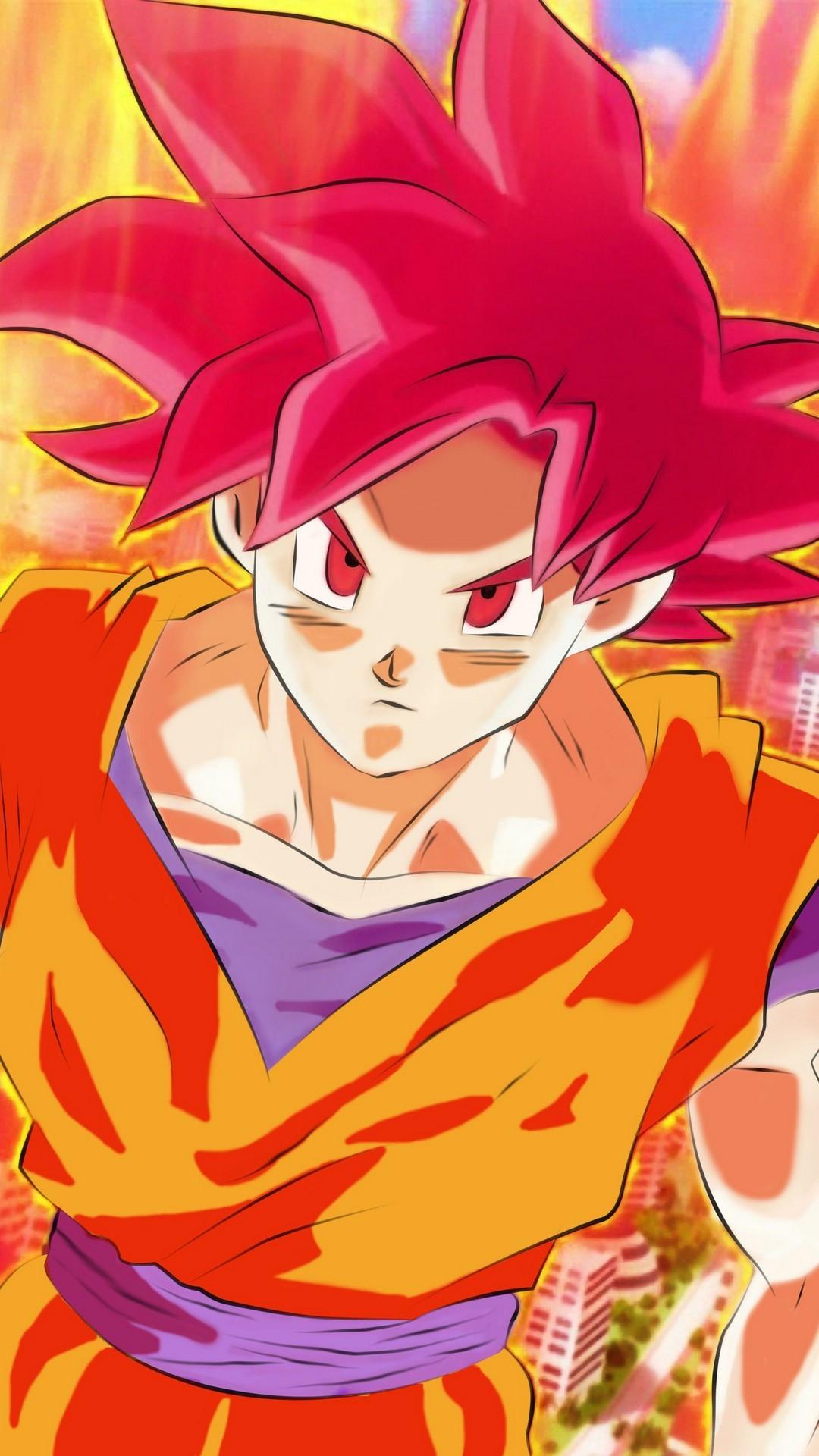 Wallpaper Goku Super Saiyan God Android Android