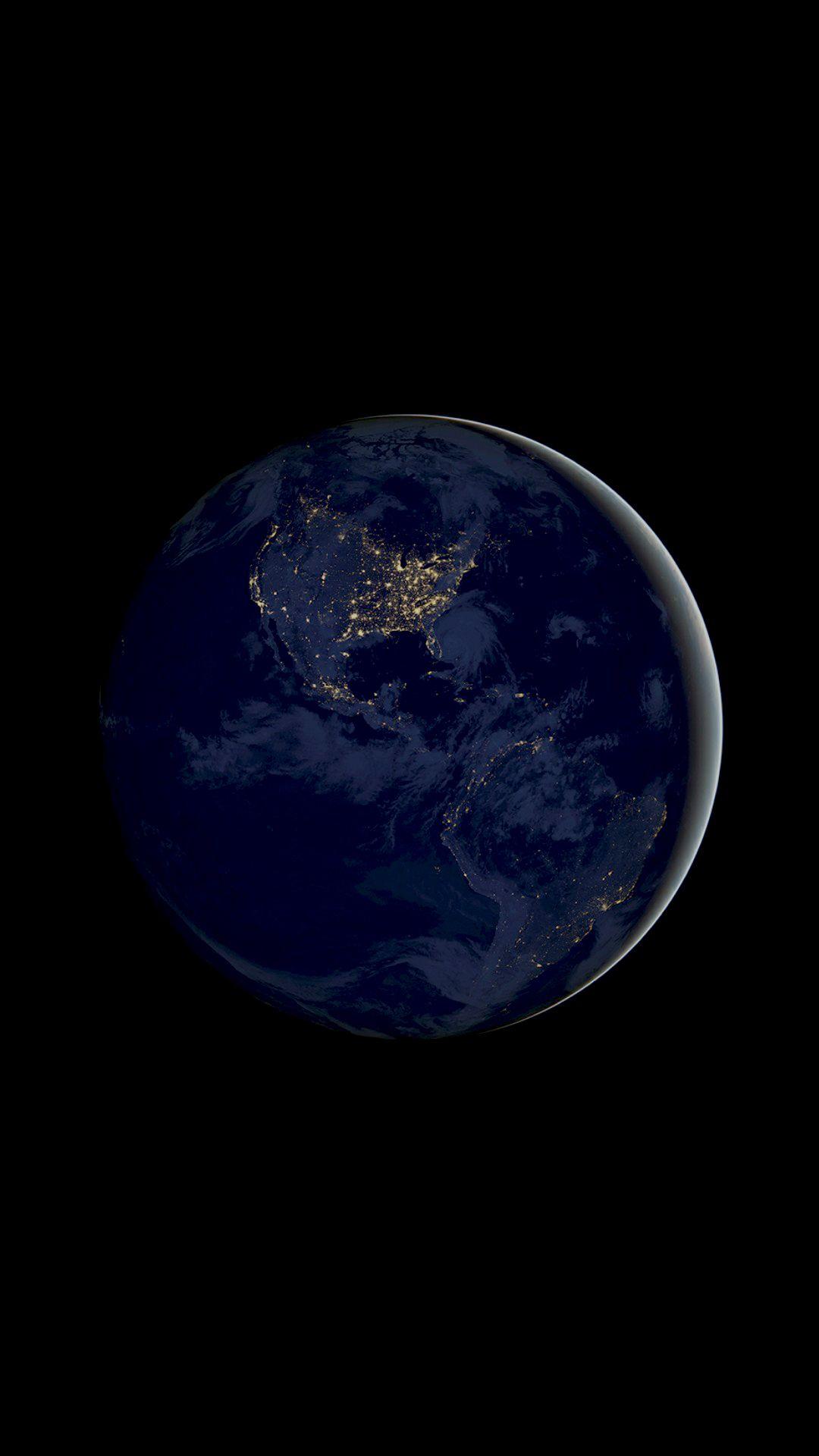 Earth Planet 4K AMOLED Wallpaper. Обои для iphone, Обои андроид