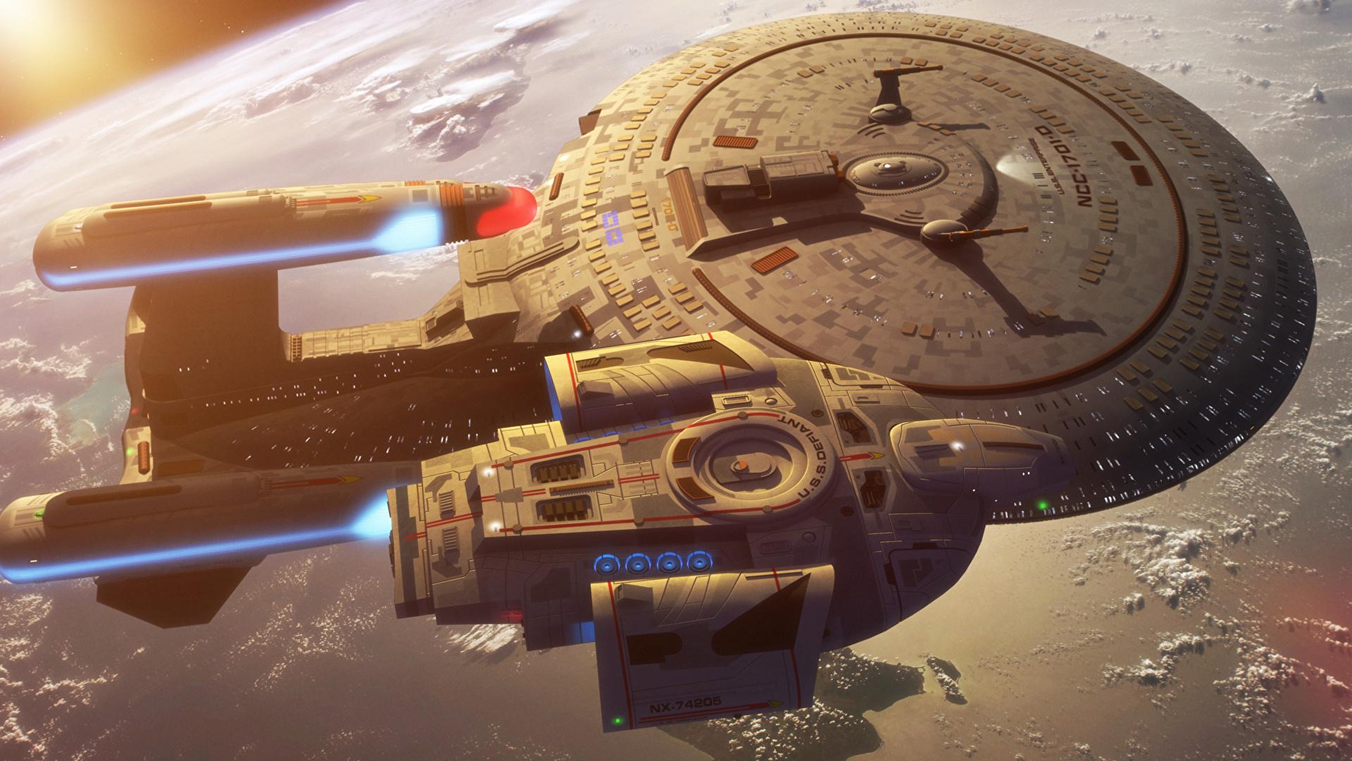 Wallpaper Star Trek Starship USS Enterprise 1920x1080