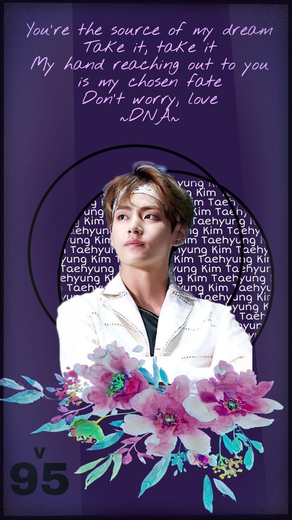 Hello everyone! I'm back with a DNA wallpaper of taehyu