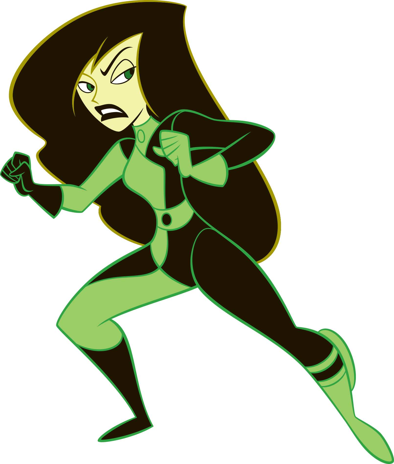 Made a wallpaper for my new PC Shego Which version of the wallpaper you  guys like the most  rKimPossible