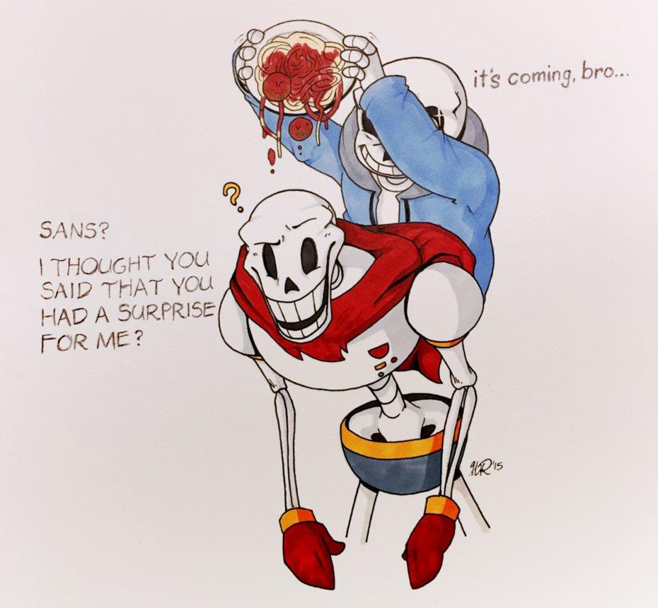 Sans and Papyrus Wallpaper