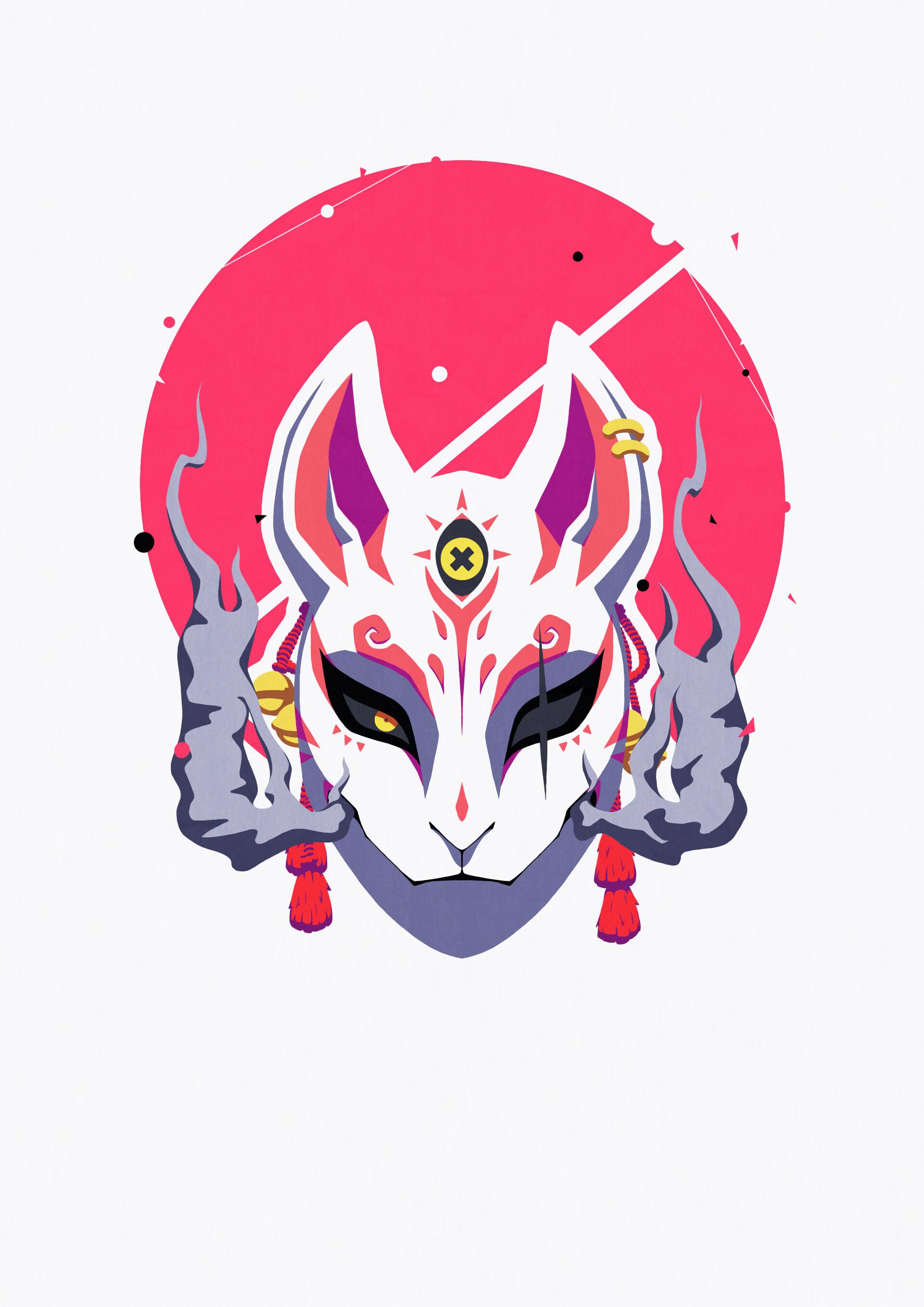 Ilmu Pengetahuan 9: Anime Fox Mask Wallpaper