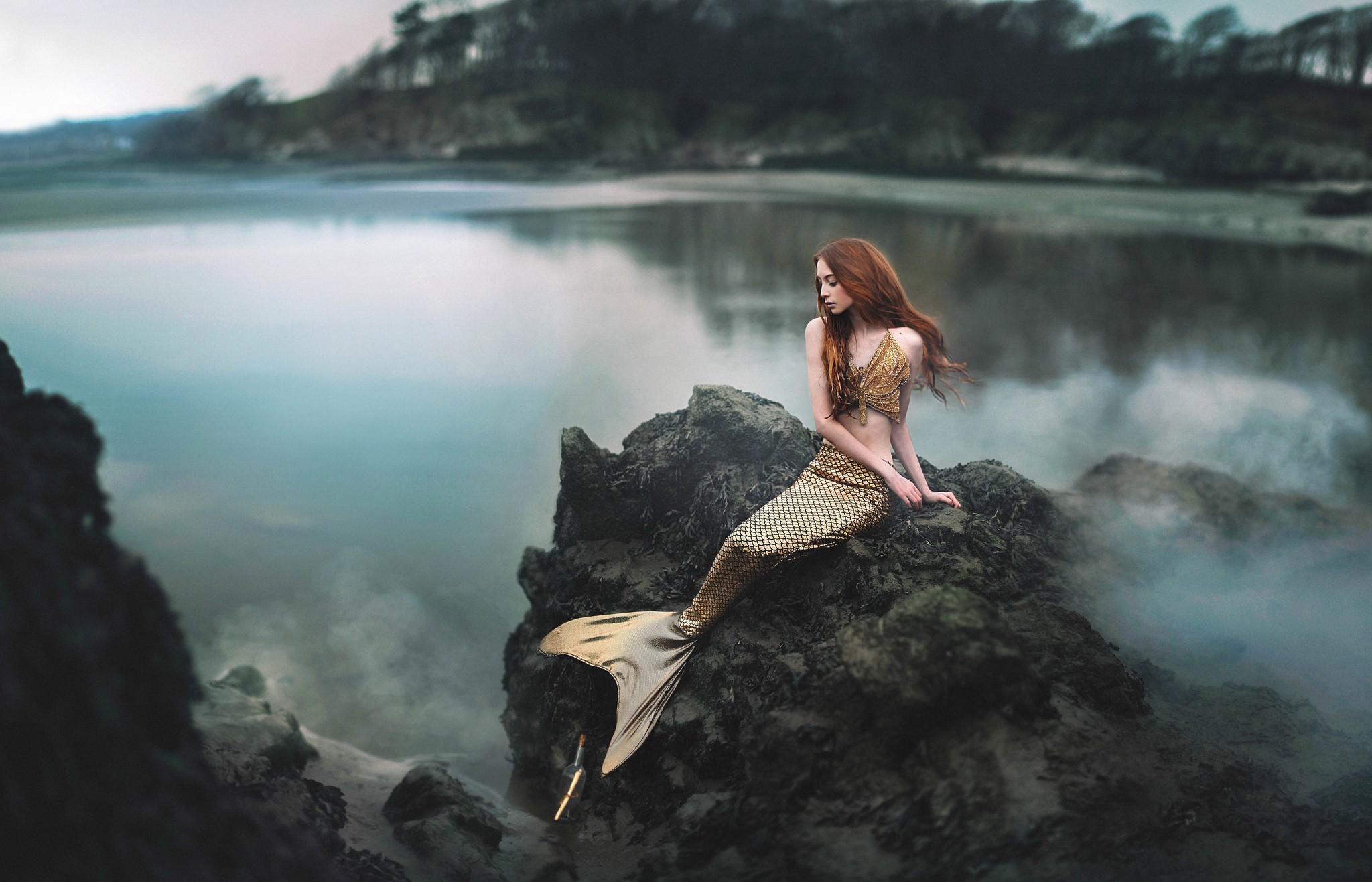 fantasy Art, Women Outdoors, Mermaids Wallpaper HD