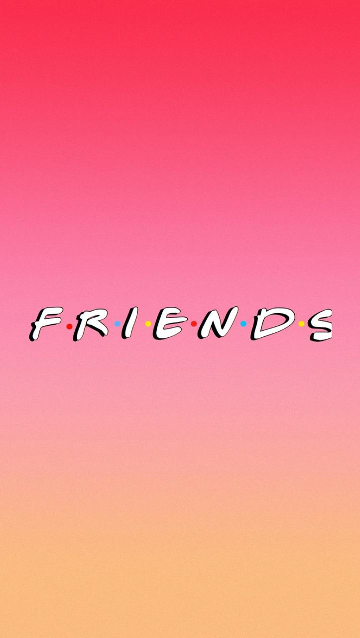 Friends wallpaper pink ombré free to use