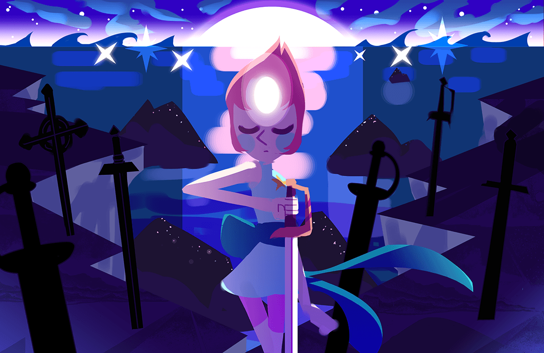 Pearl Garnet Stevonnie Purple Violet Art Universe
