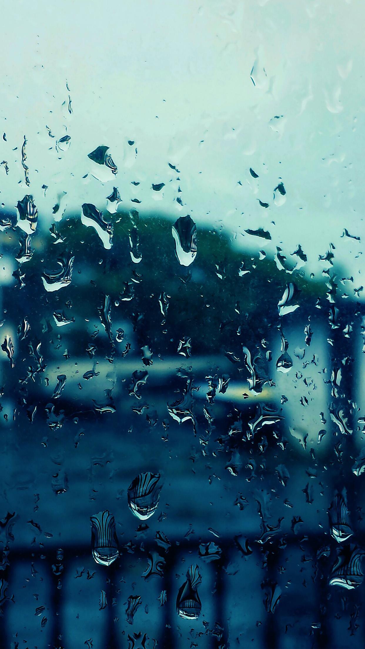 Rain Bokeh Window Drops Nature Android wallpaper HD