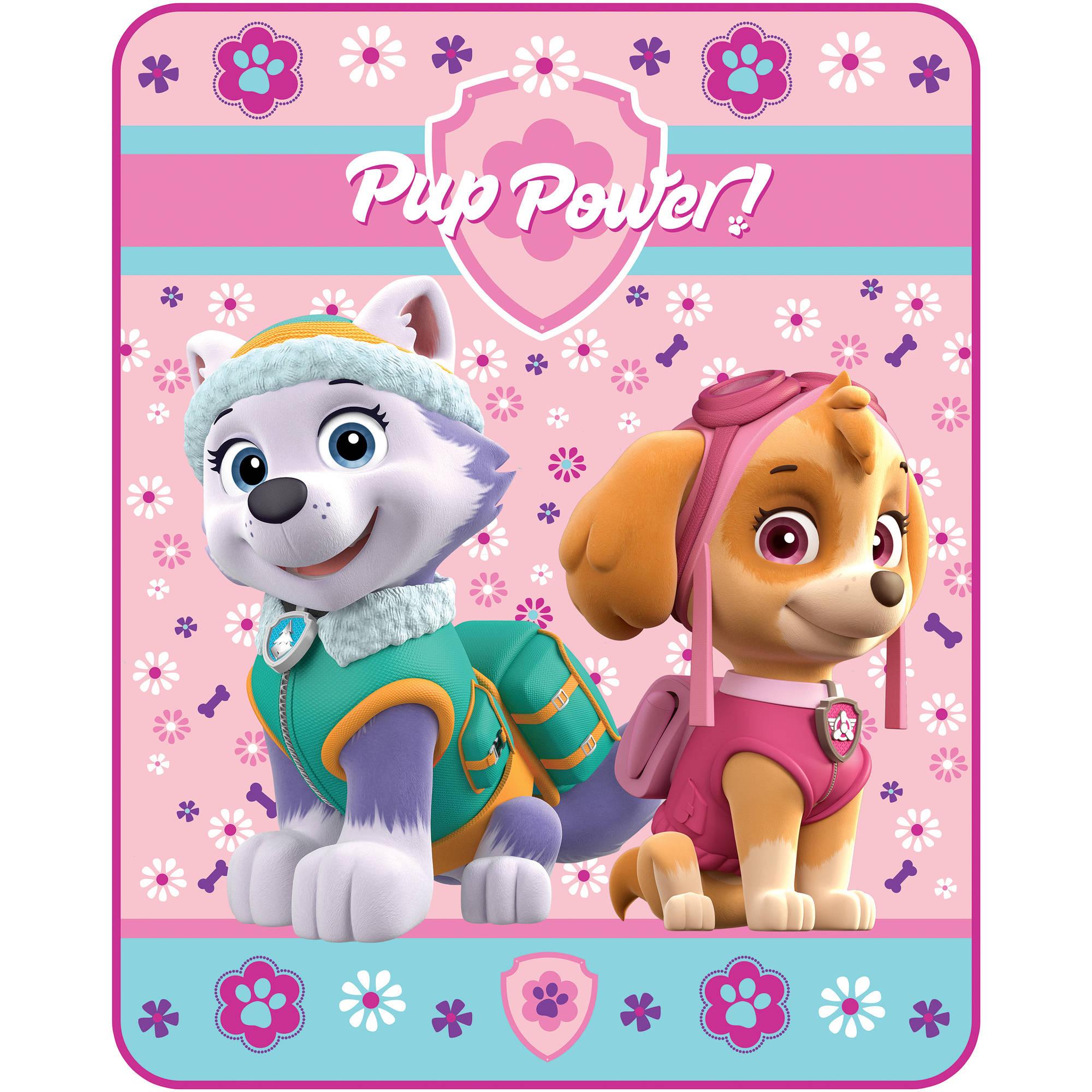 Nickelodeon Paw Patrol Puppy Patch Silk Touch Throw