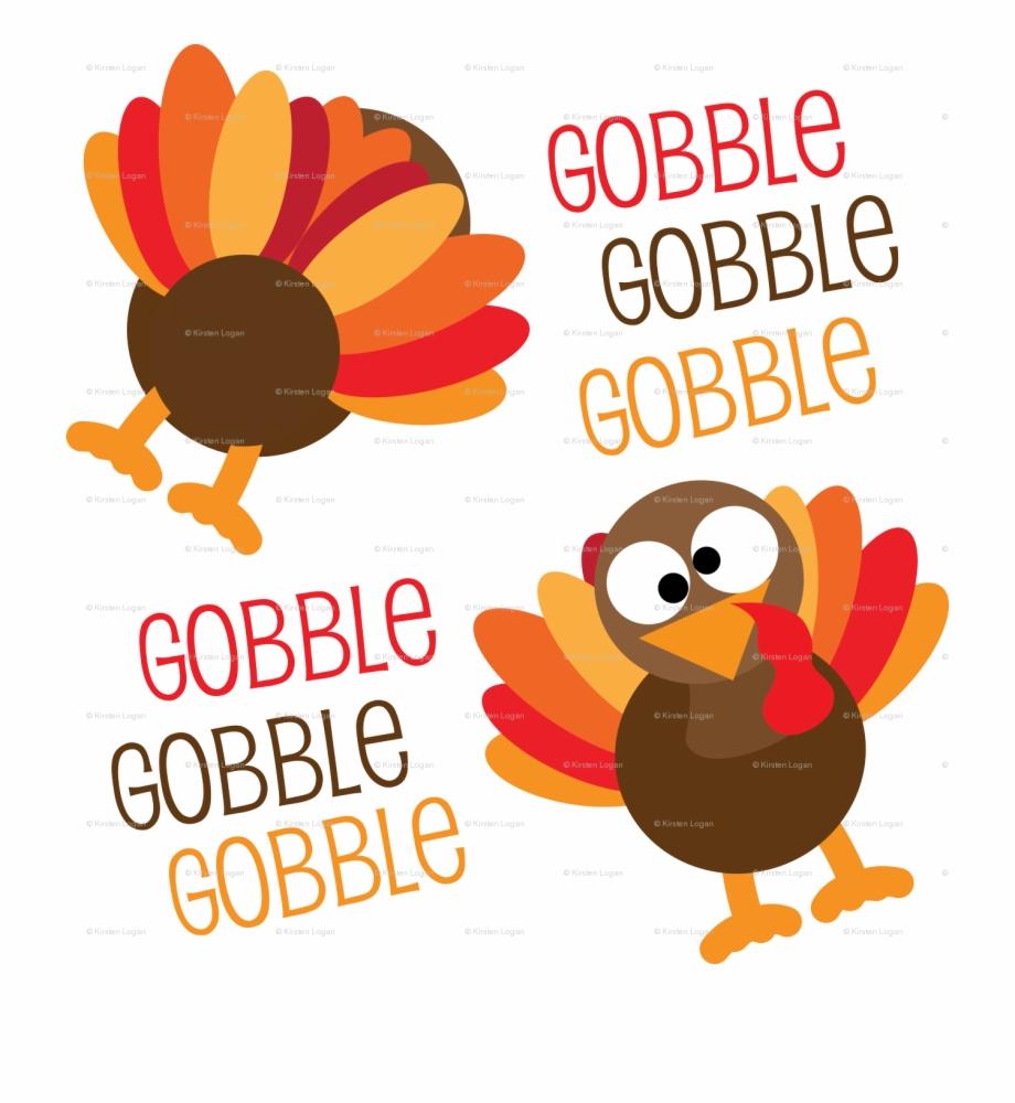 Gobble, Gobble, Gobble Funny Turkey Thanksgiving Wallpaper