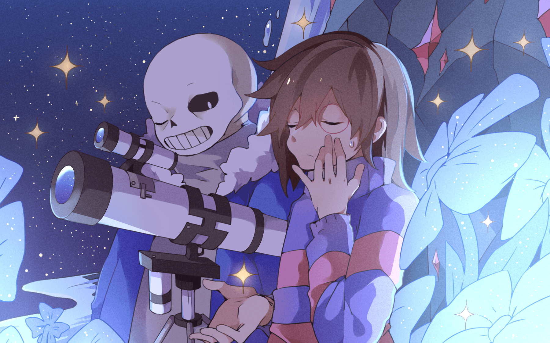 Sans X Frisk Wallpapers Wallpaper Cave Sans X Frisk Wallpapers Wallpaper Cave