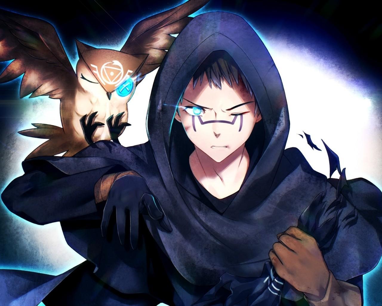 Anime boy with wolf hoodie Wallpapers Download  MobCup