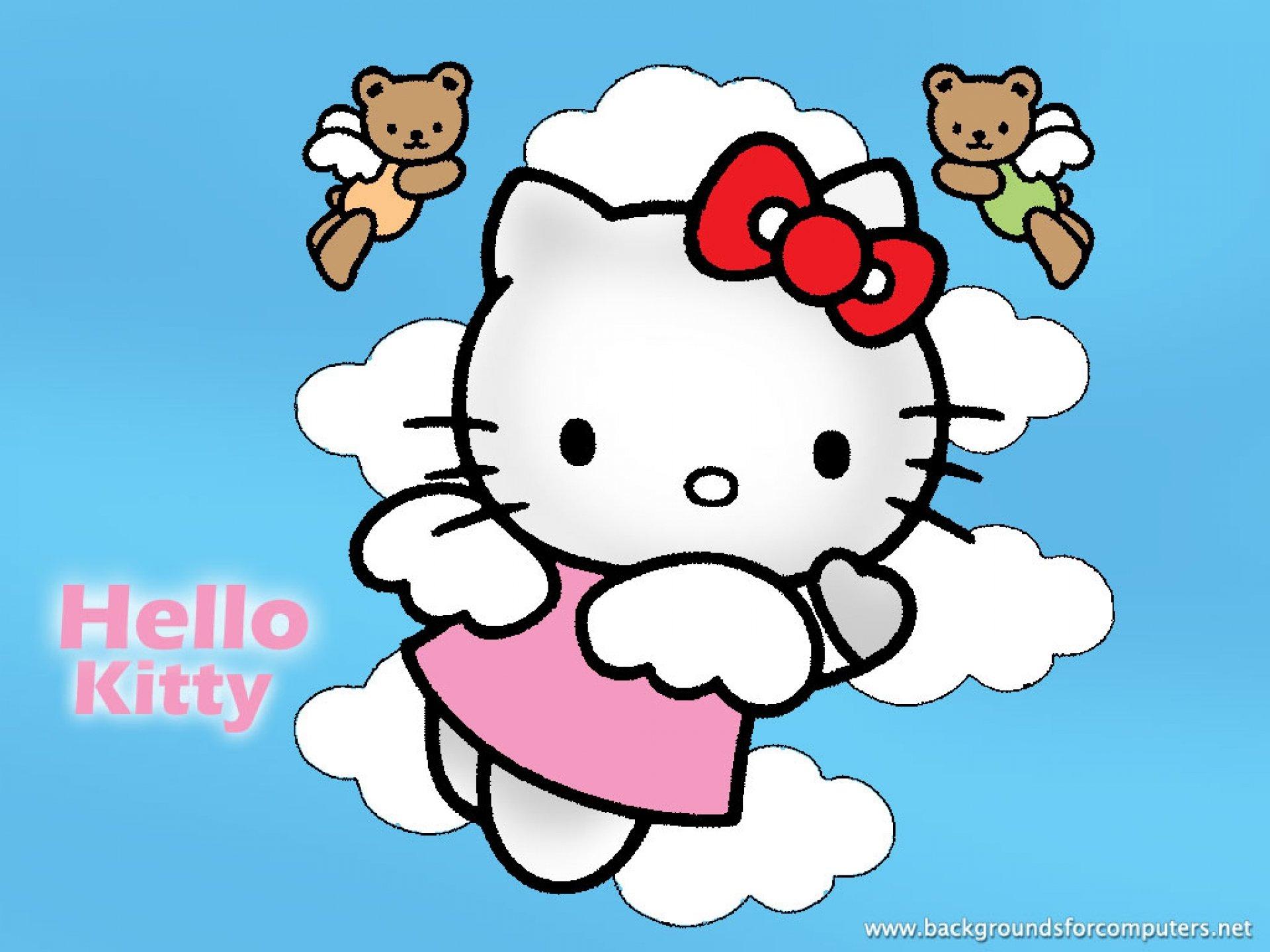 HELLO KITTY WHITE cartoon cat cats kitten girl girls 1hkitty