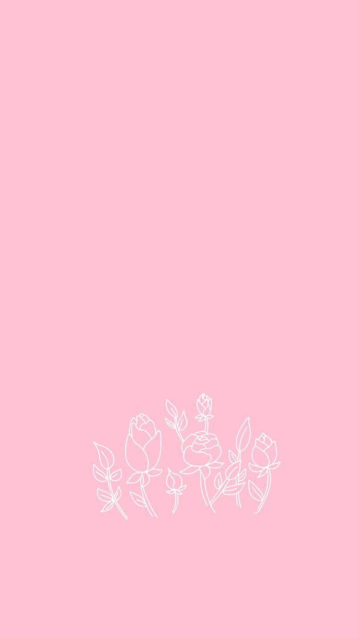 Cute Aesthetic Pastel Pink Background gambar ke 11