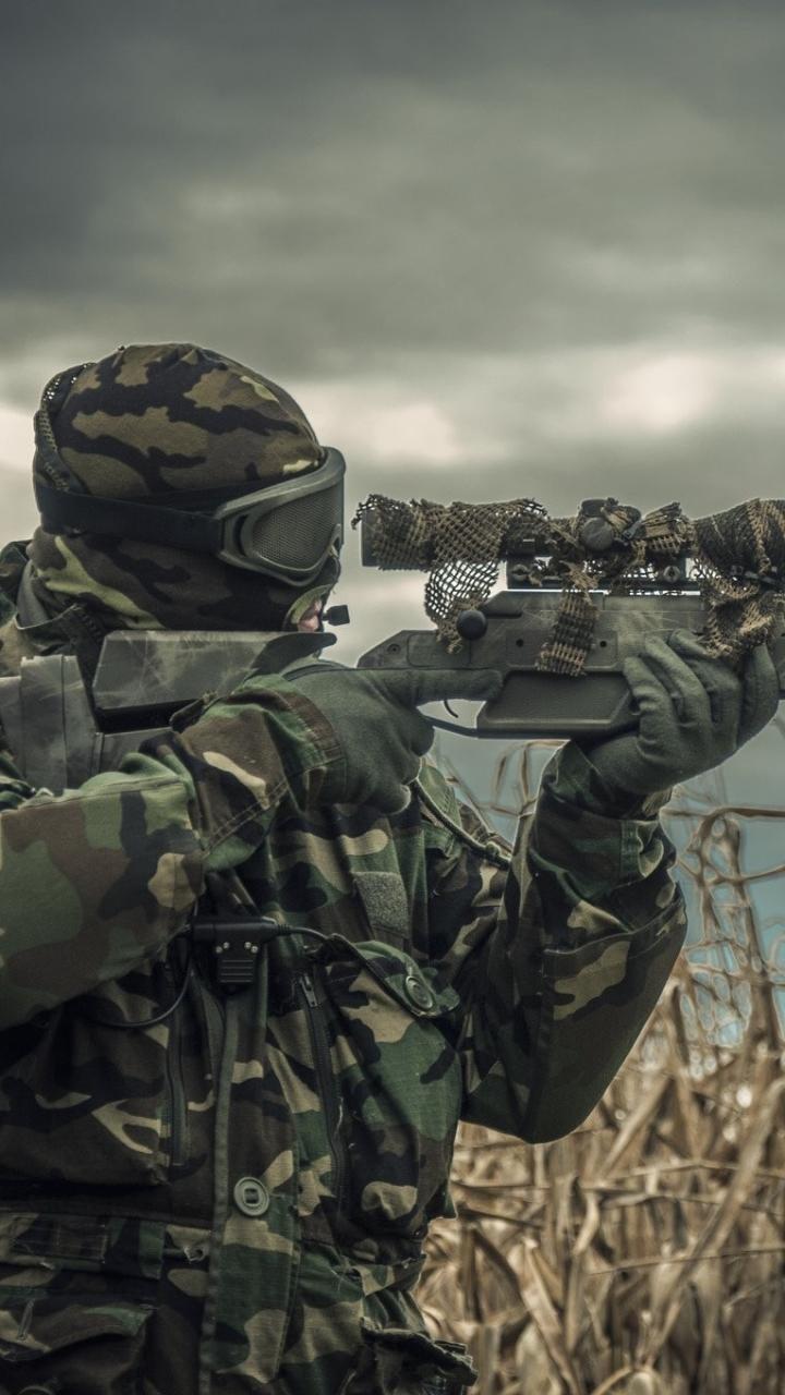 Military Sniper (720x1280) Wallpaper