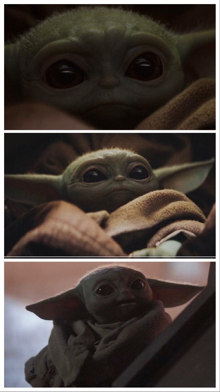Baby Yoda iOS wallpaper