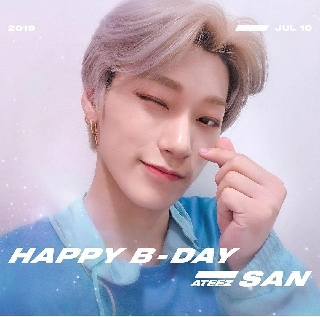 ATEEZ Wallpaper Birthday San